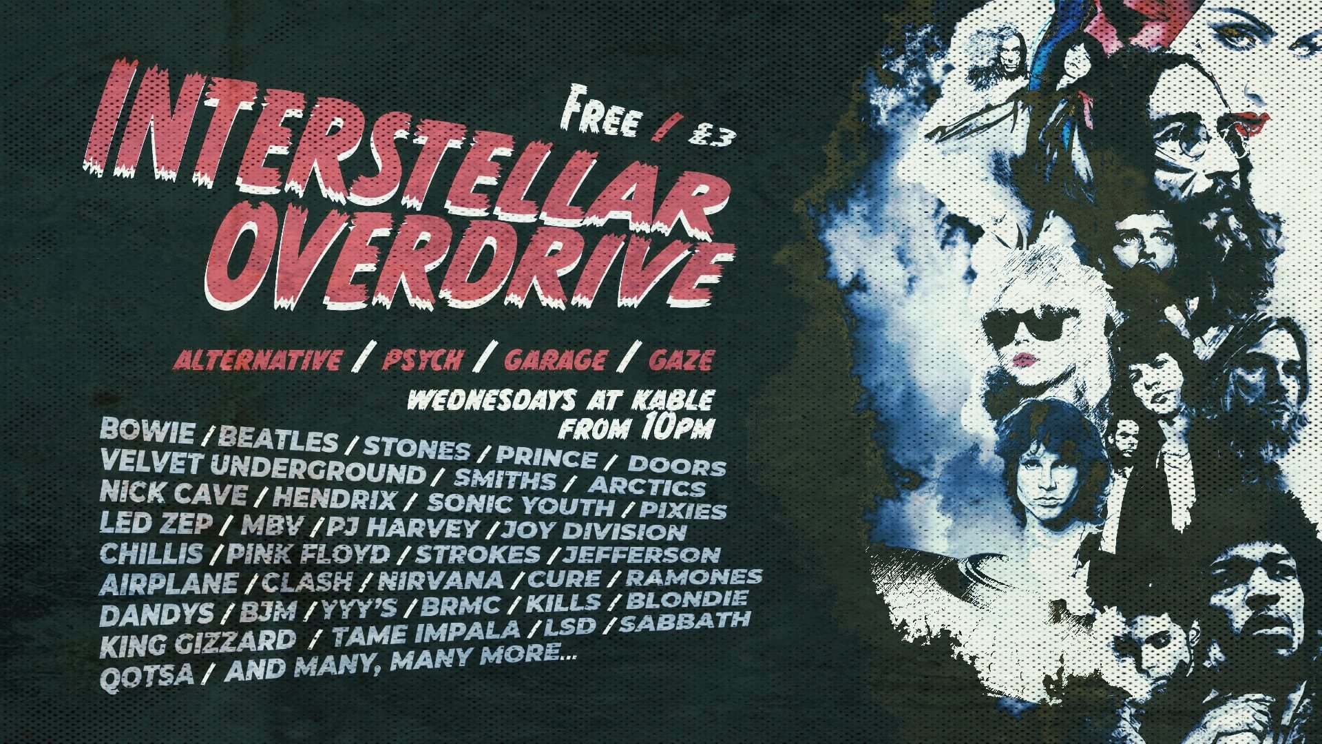 Interstellar overdrive (ALT/ROCK/PSYCH Clubnight) last 50* free tickets