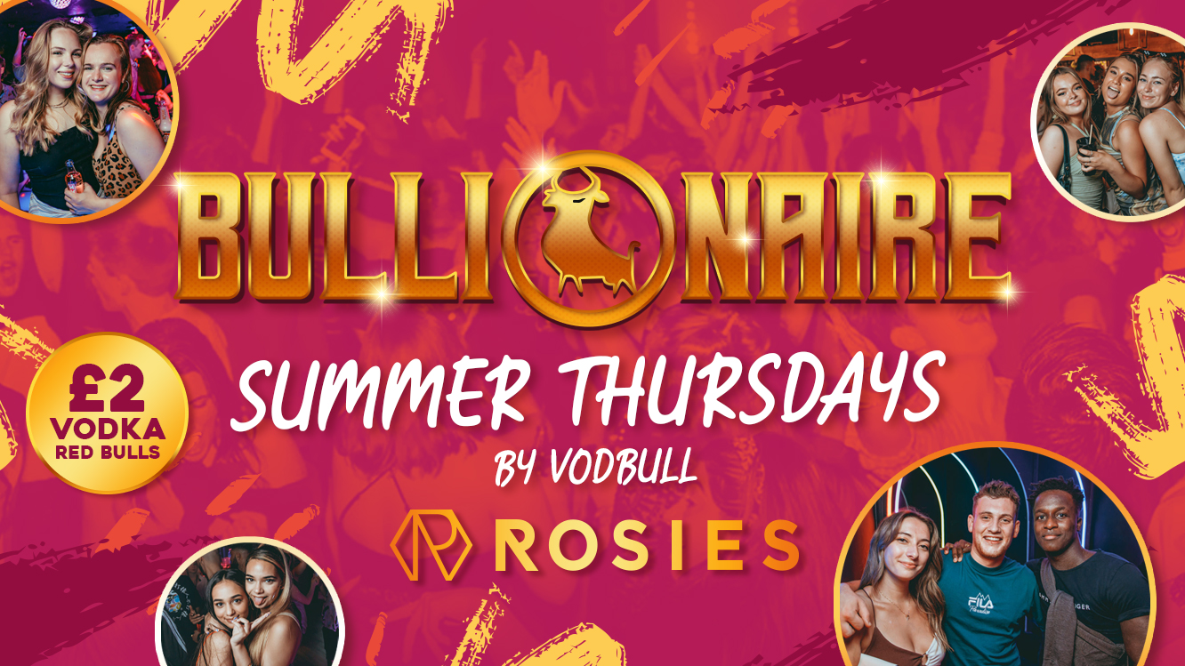 ⭐️BULLIONAIRE™️💥TONIGHT!!💥Thursdays by Vodbull @ Rosie’s! ⭐️01/09