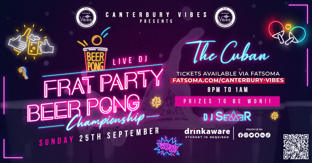 Frat Party (Beer Pong Championship) – Freshers Edition