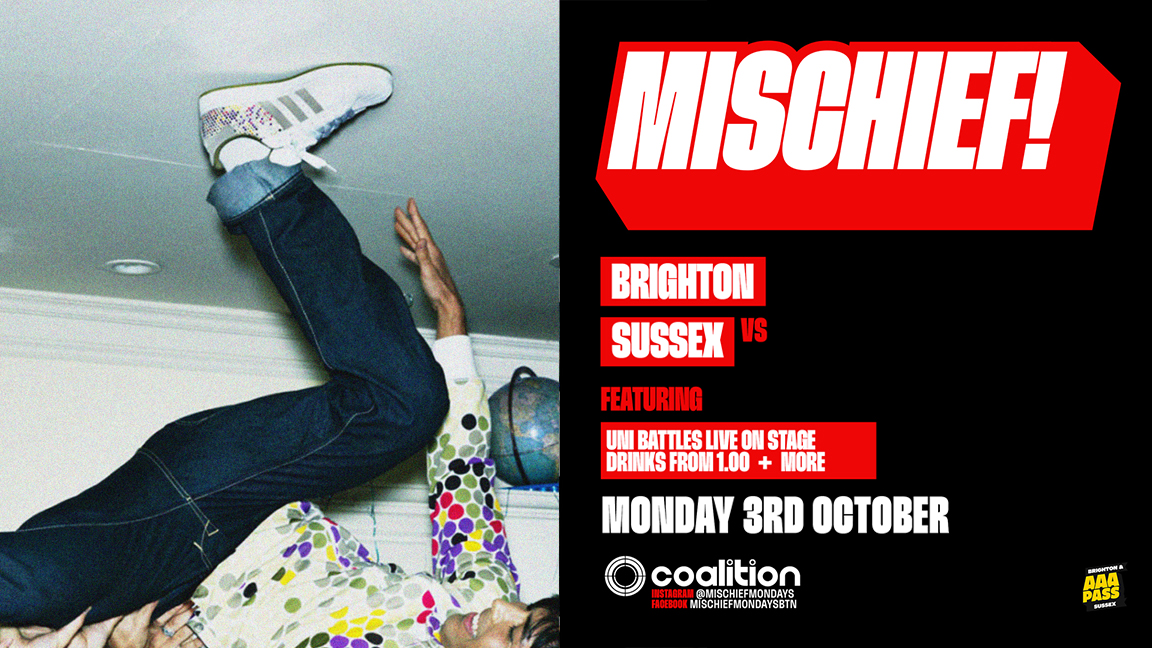 Mischief Mondays x Brighton vs Sussex 2022 | FREE with AAA Pass