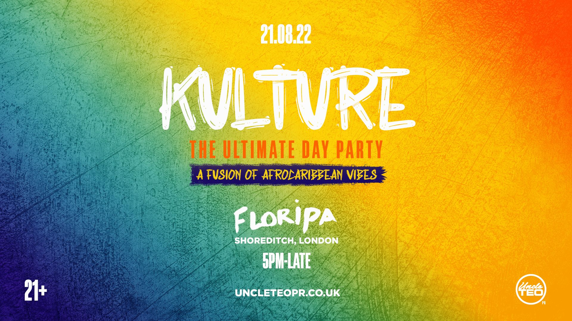 Kulture Day Party “A FUSION OF AFROCARIBBEAN VIBES” (21+) [TICKETS OUT NOW]