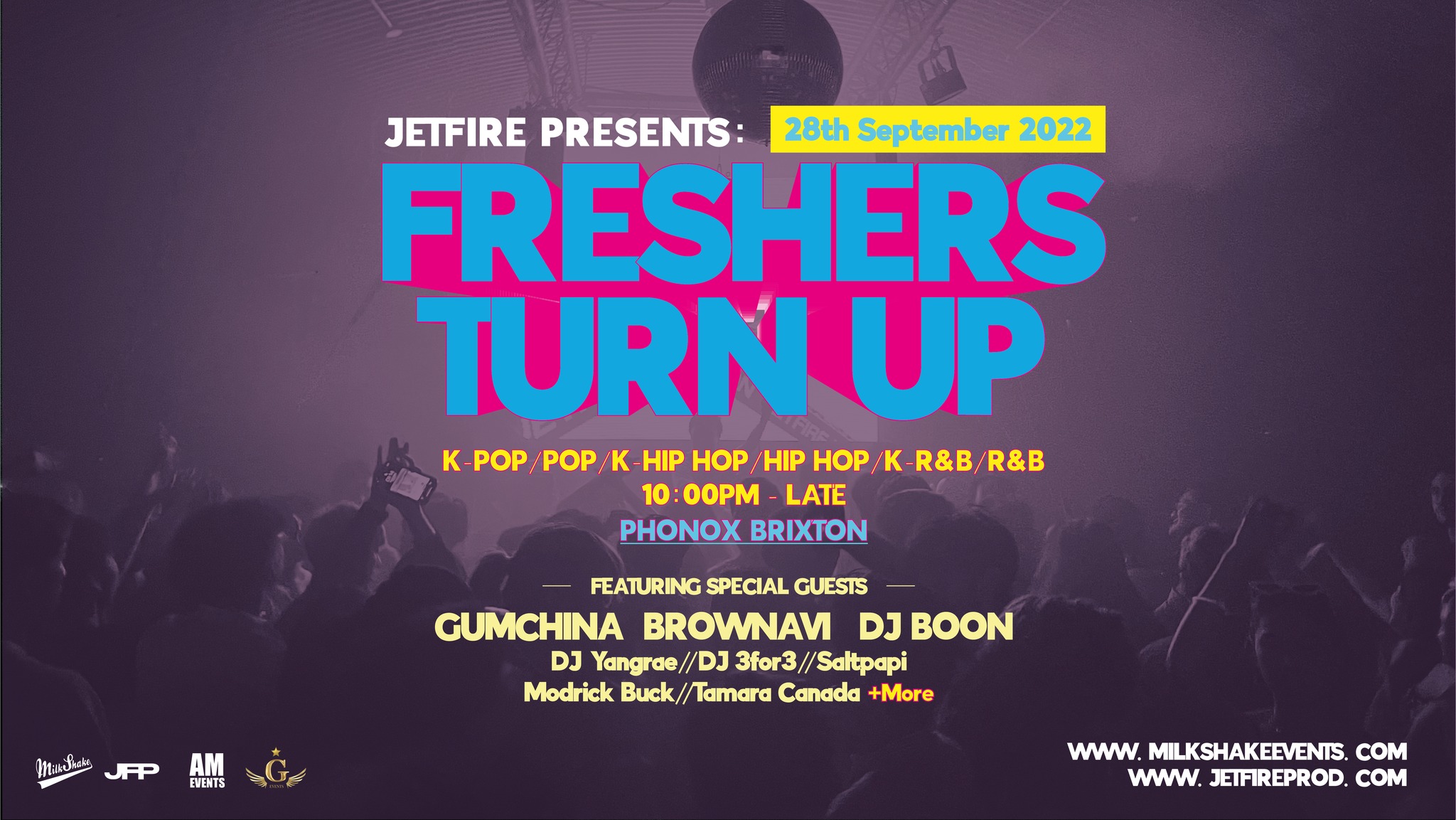 Jetfire Freshers Turn Up at Phonox London at Phonox, London on 28th Sep