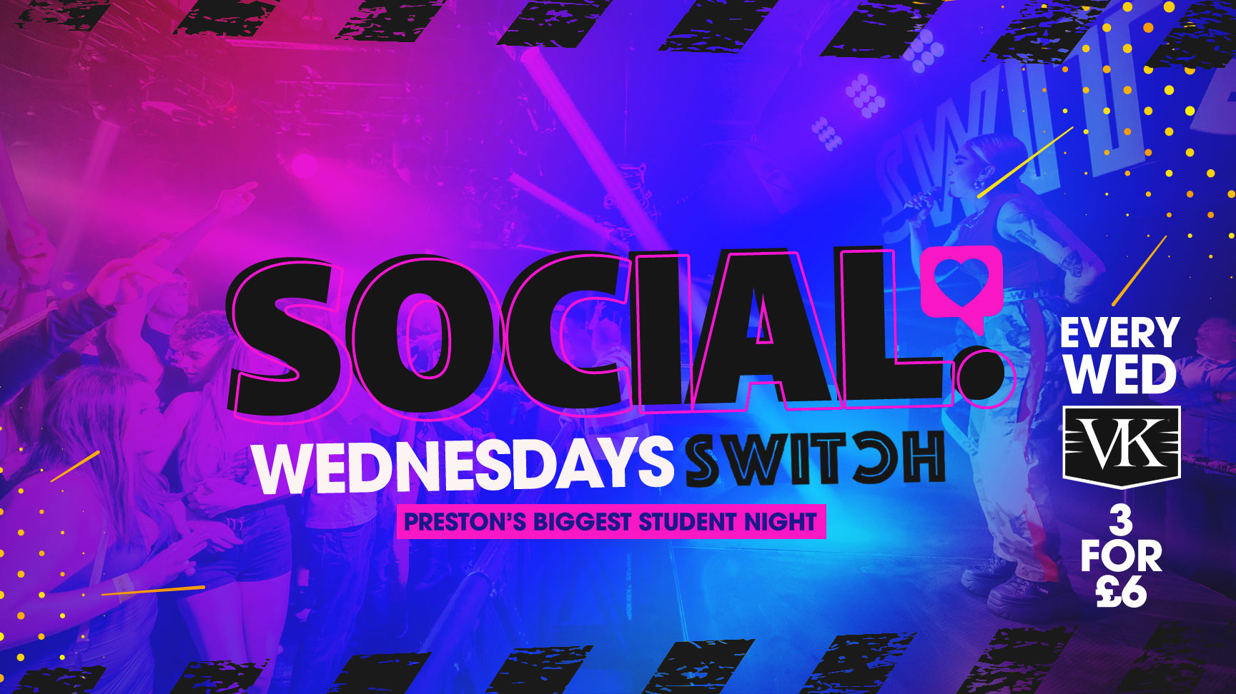 Social *Every Wednesday* Pre Freshers Party!