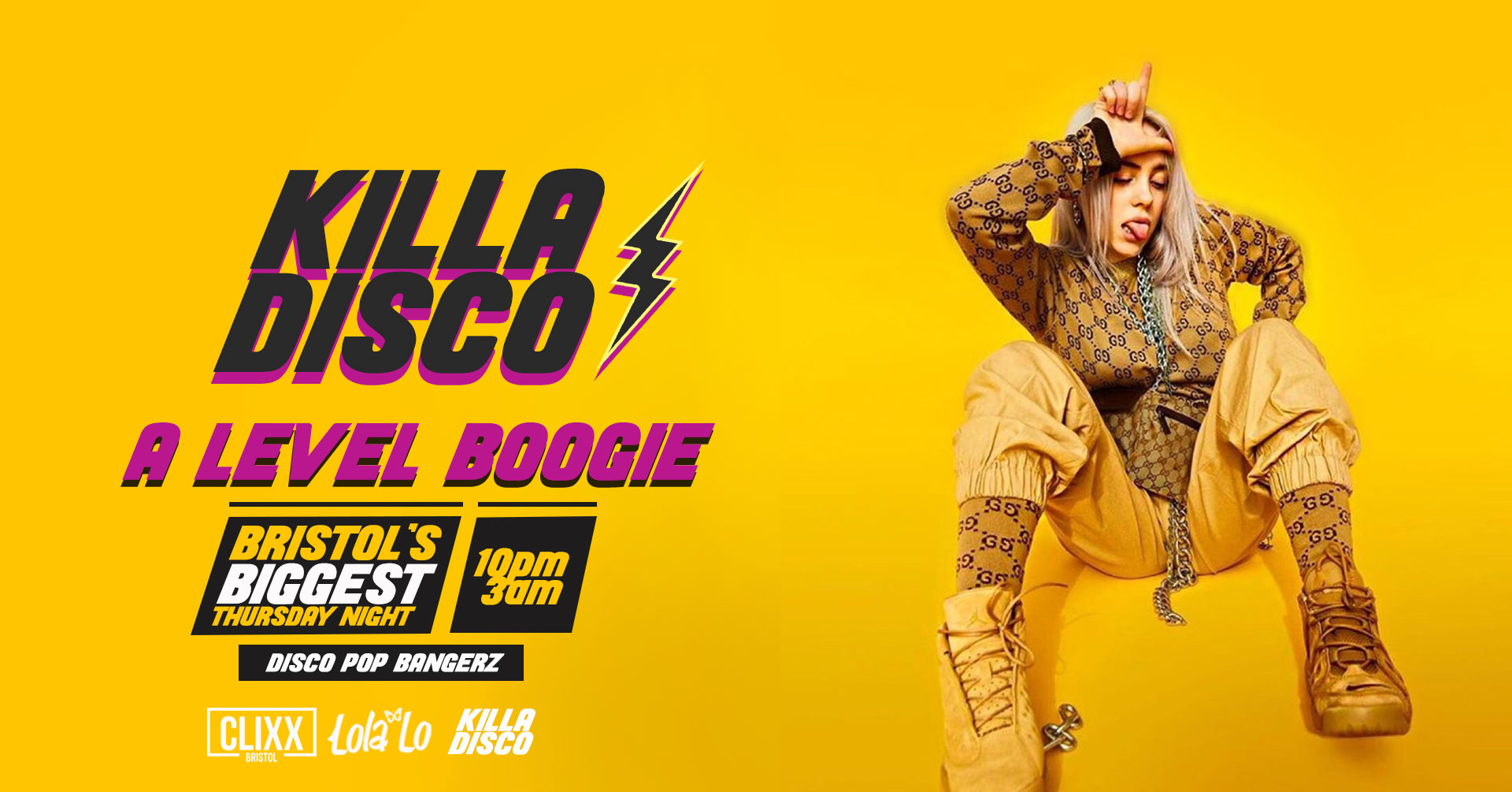 KILLA DISCO  | A-Level Boogie –  Killa Tunes + Killa Drinks // A-Level Results night 2022