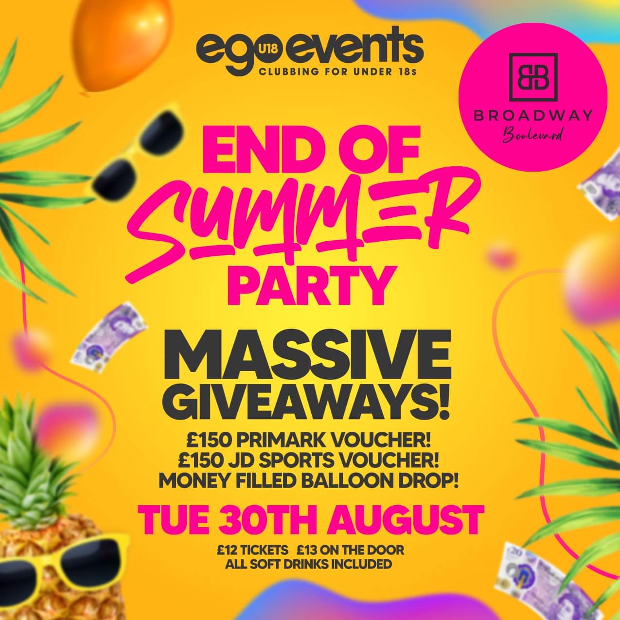 EGO EVENTS - END OF SUMMER MASSIVE GIVEAWAY at Broadway Boulevard ...