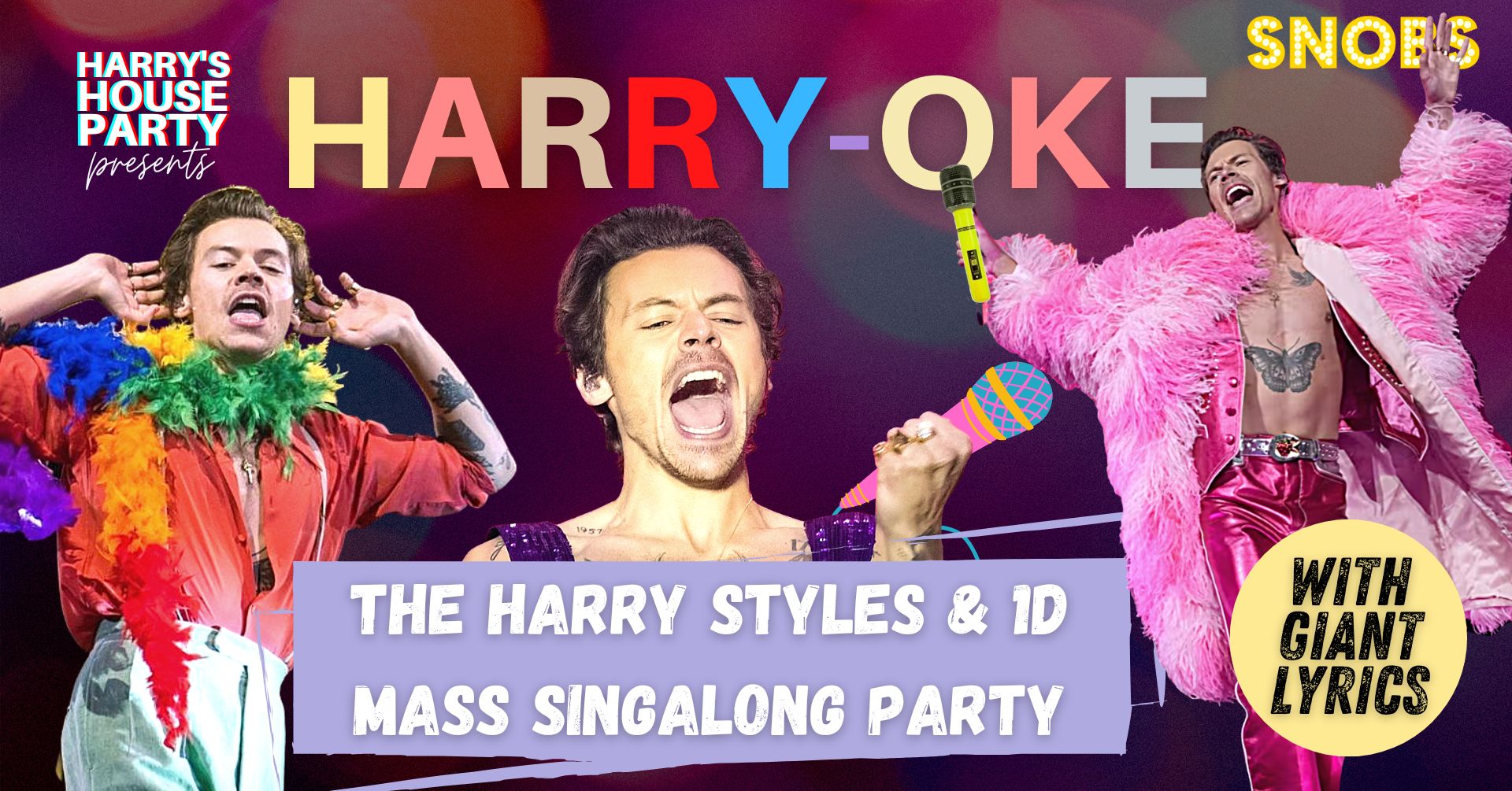 Harry-oke the Harry Styles & 1D Mass Singalong Party vs Rehab