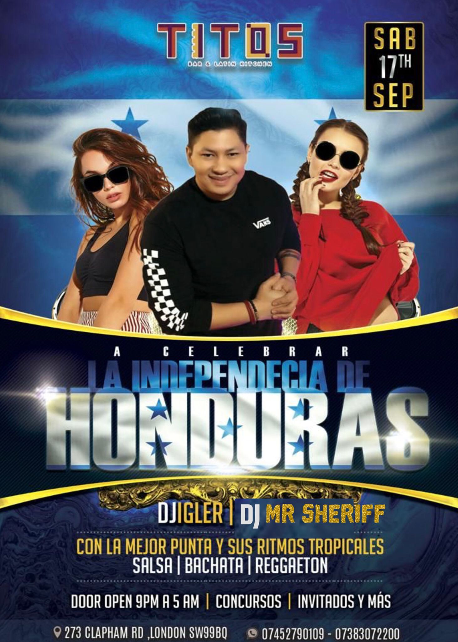 INDEPENDENCIA DE HONDURAS TITOS at Tito's Latin Kitchen & Cocktail Bar