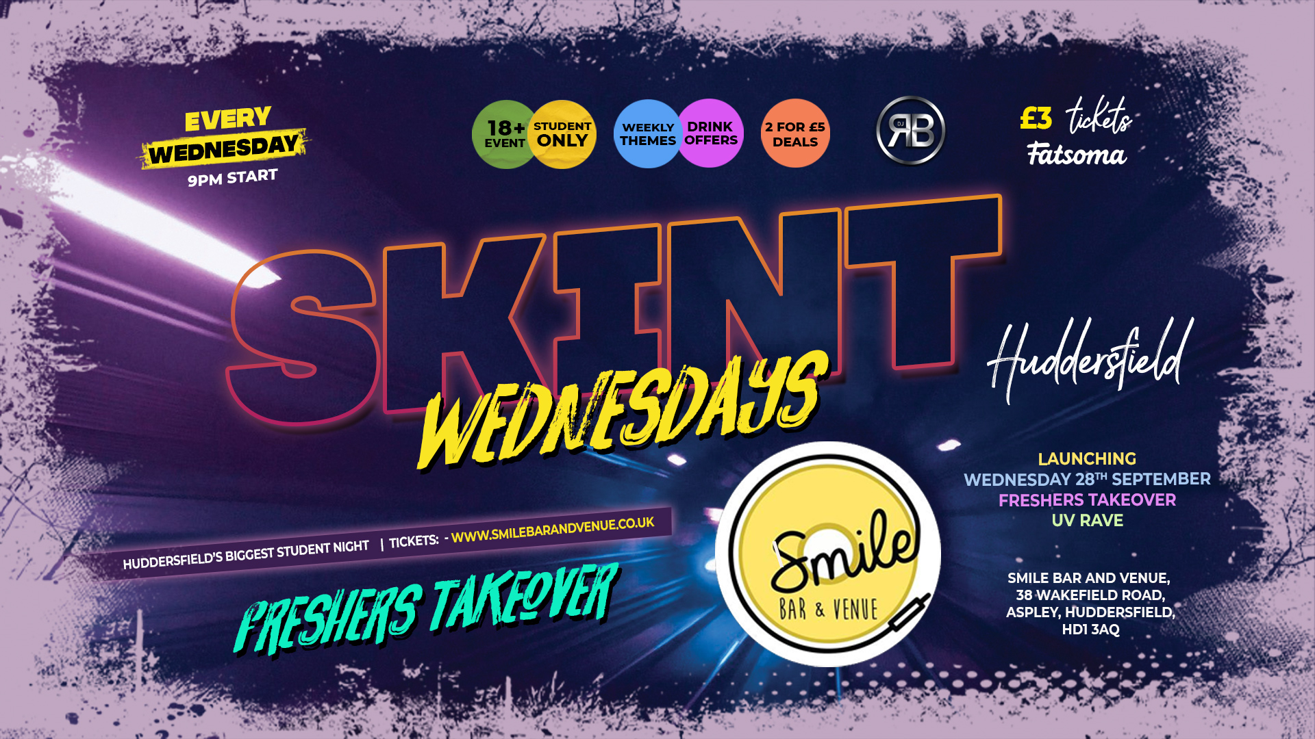 Skint Wednesdays – POSTPONED