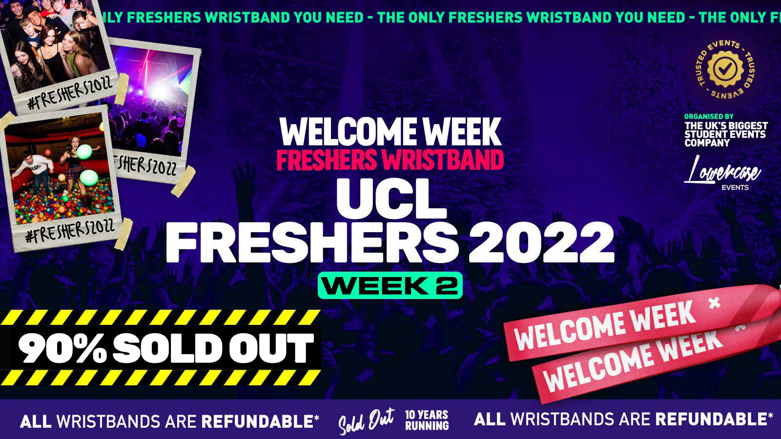 UCL University College London Freshers 2022 London Freshers Week