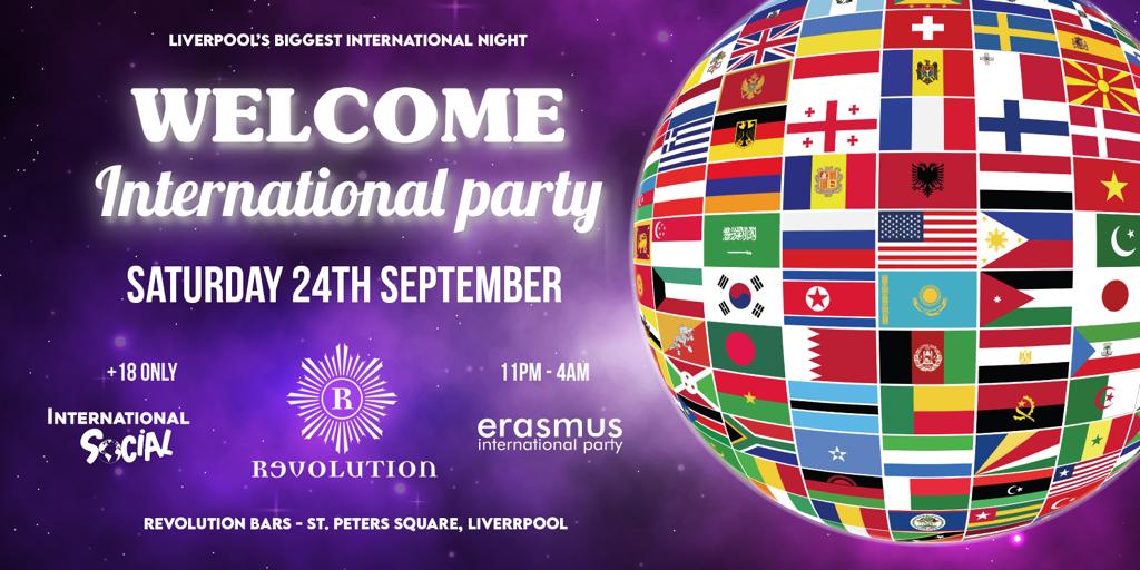 Welcome International Party – Liverpool