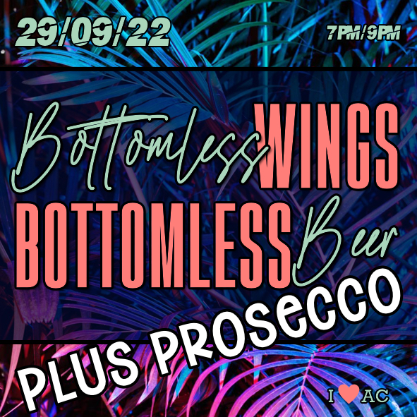 Bottomless Wings & Beer (plus prosecco) at The Admiral Cunningham Hotel