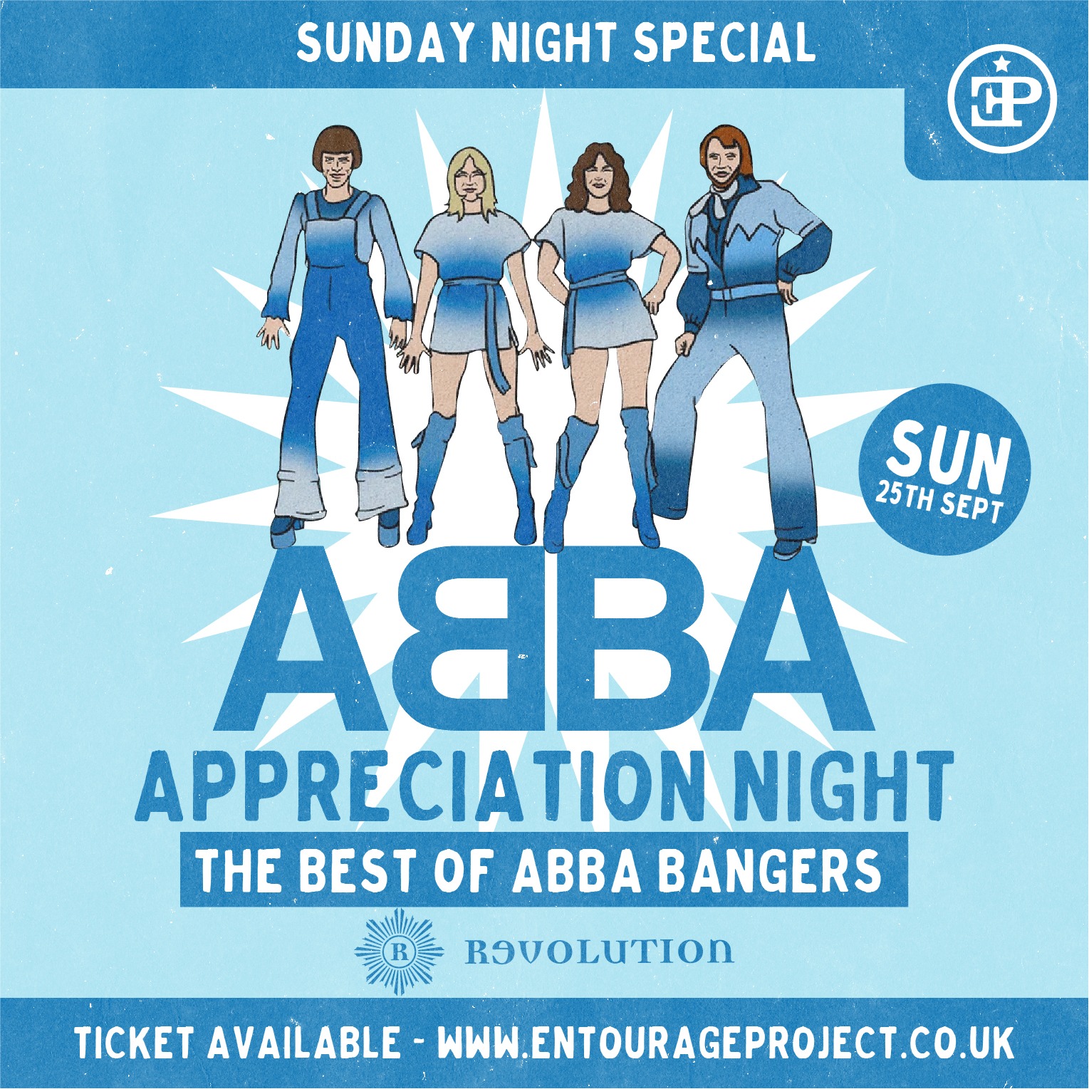 ABBA  Appreciation Night  – Sunday Special