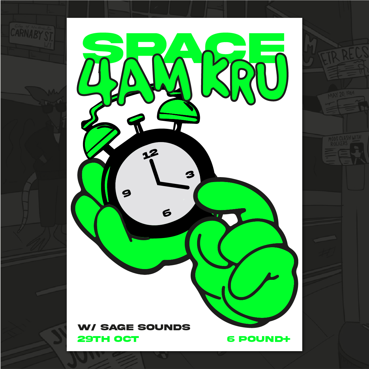 Space Presents: 4AM Kru at Space Studios, Norwich on 29th Oct 2022