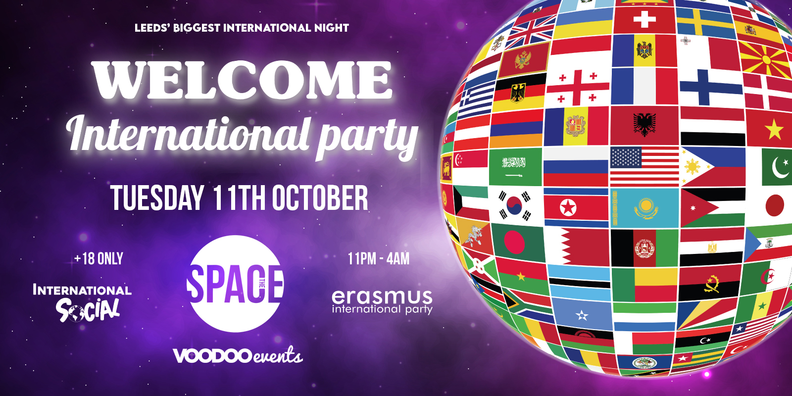 Welcome International Party – Leeds
