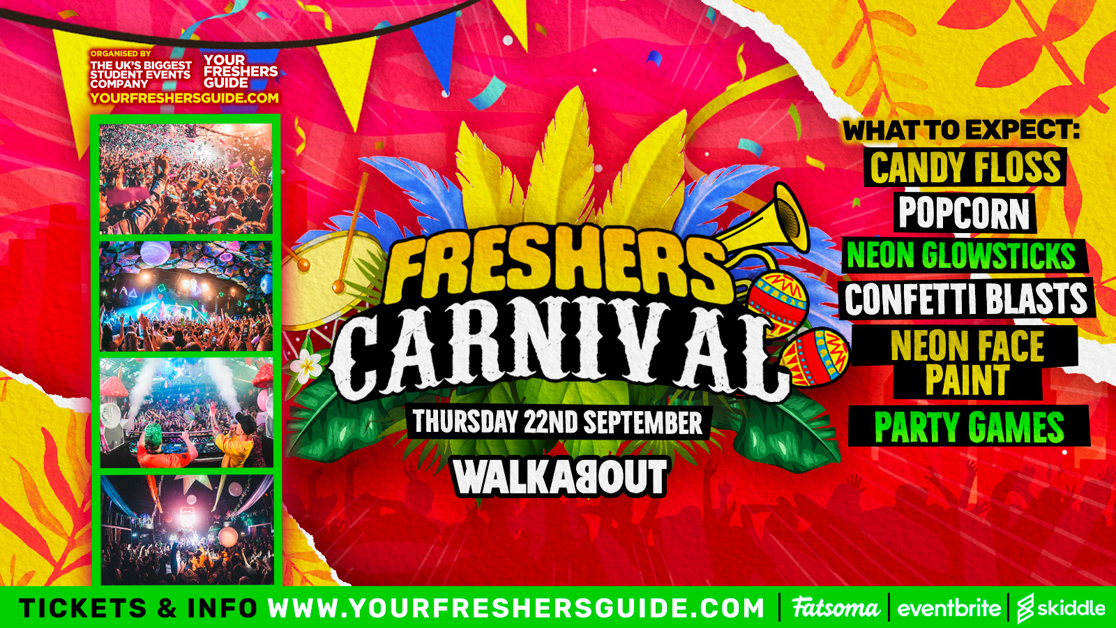 £1 TICKETS – The Freshers Carnival | Plymouth Freshers 2022