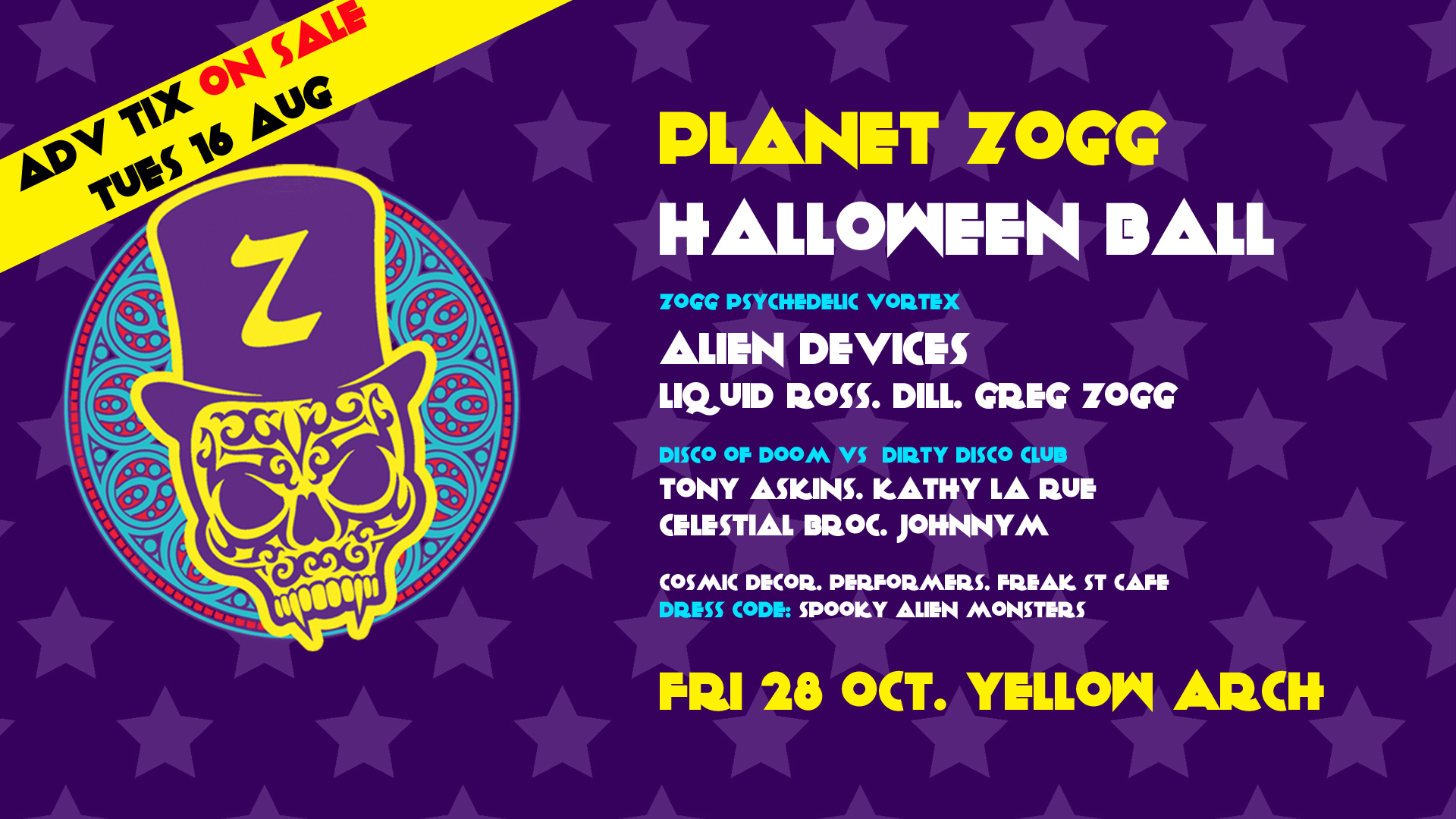 Planet Zogg Halloween Ball