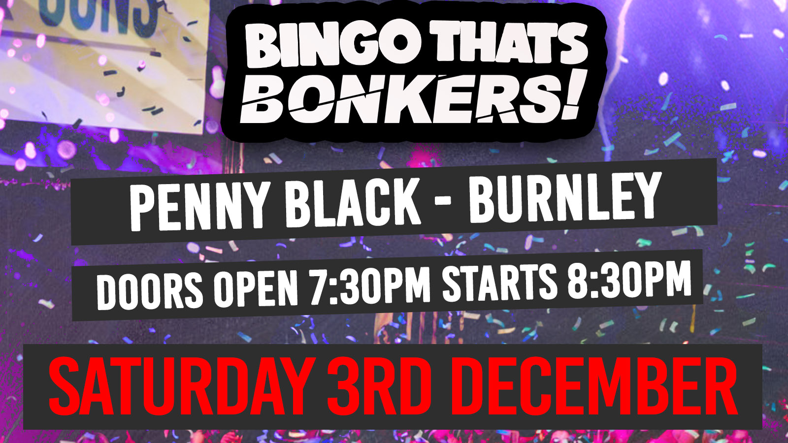 Bingo Thats Bonkers – Penny Black Bar