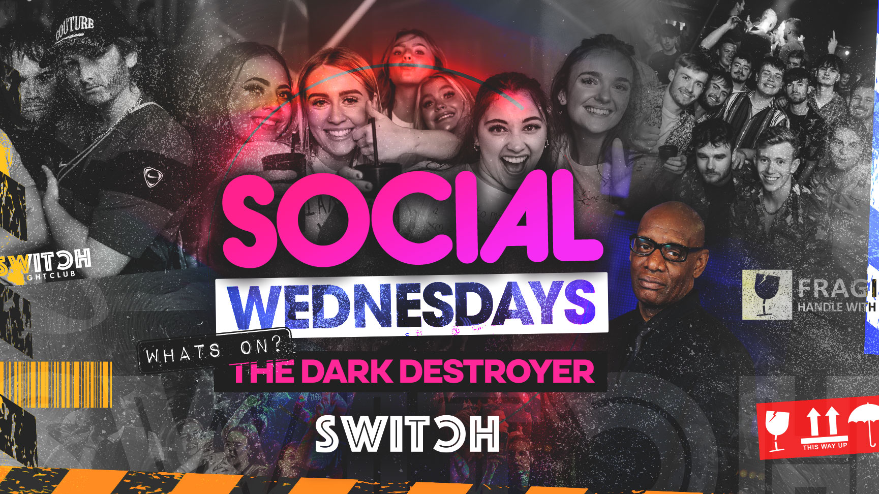 SOCIAL – Every Wednesday at SWITCH | THE CHASE SPECIAL – Dark Destroyer Meet & Greet