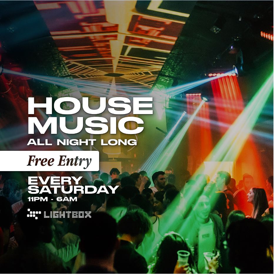 Free Entry House Music All Night Long at Lightbox, London on 29th Oct