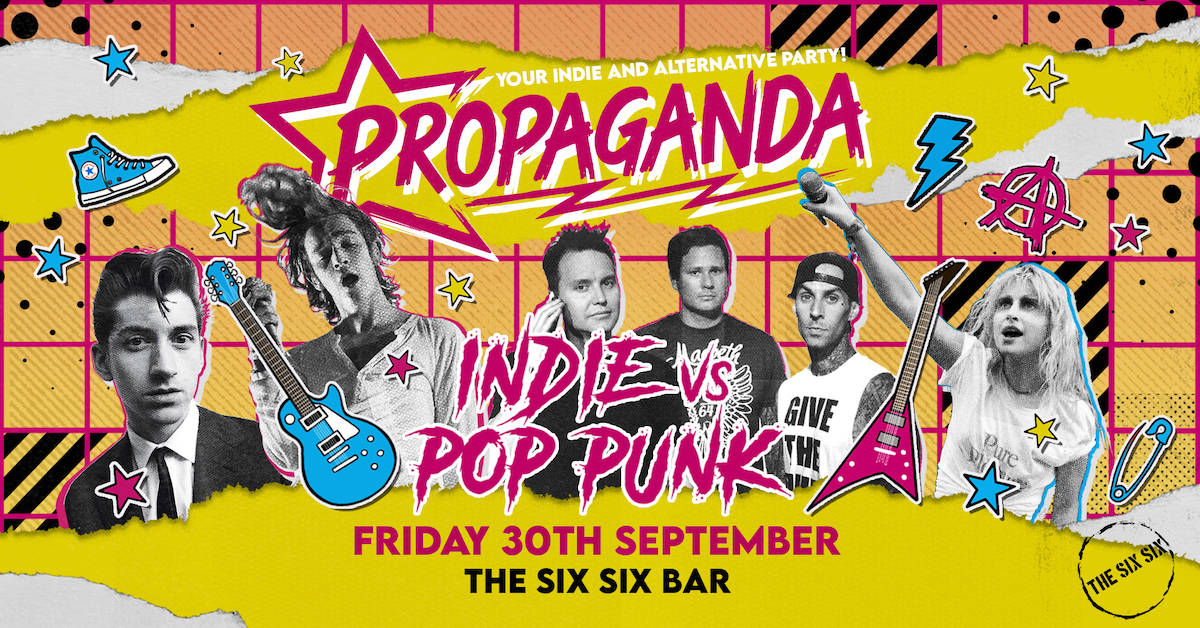 TONIGHT!! Propaganda Cambridge – Indie Vs Pop – Punk