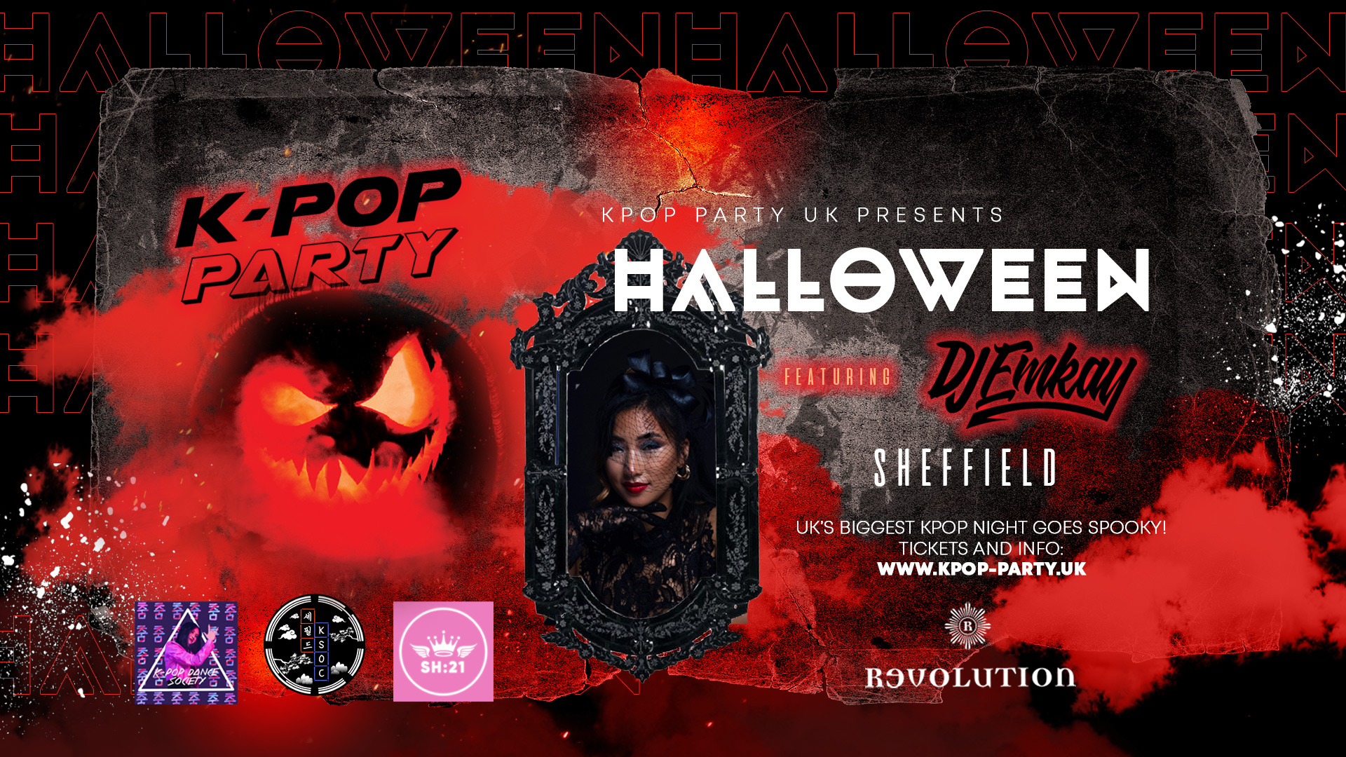 K-Pop Party Sheffield – HALLOWEEN with DJ EMKAY | Friday 28th October