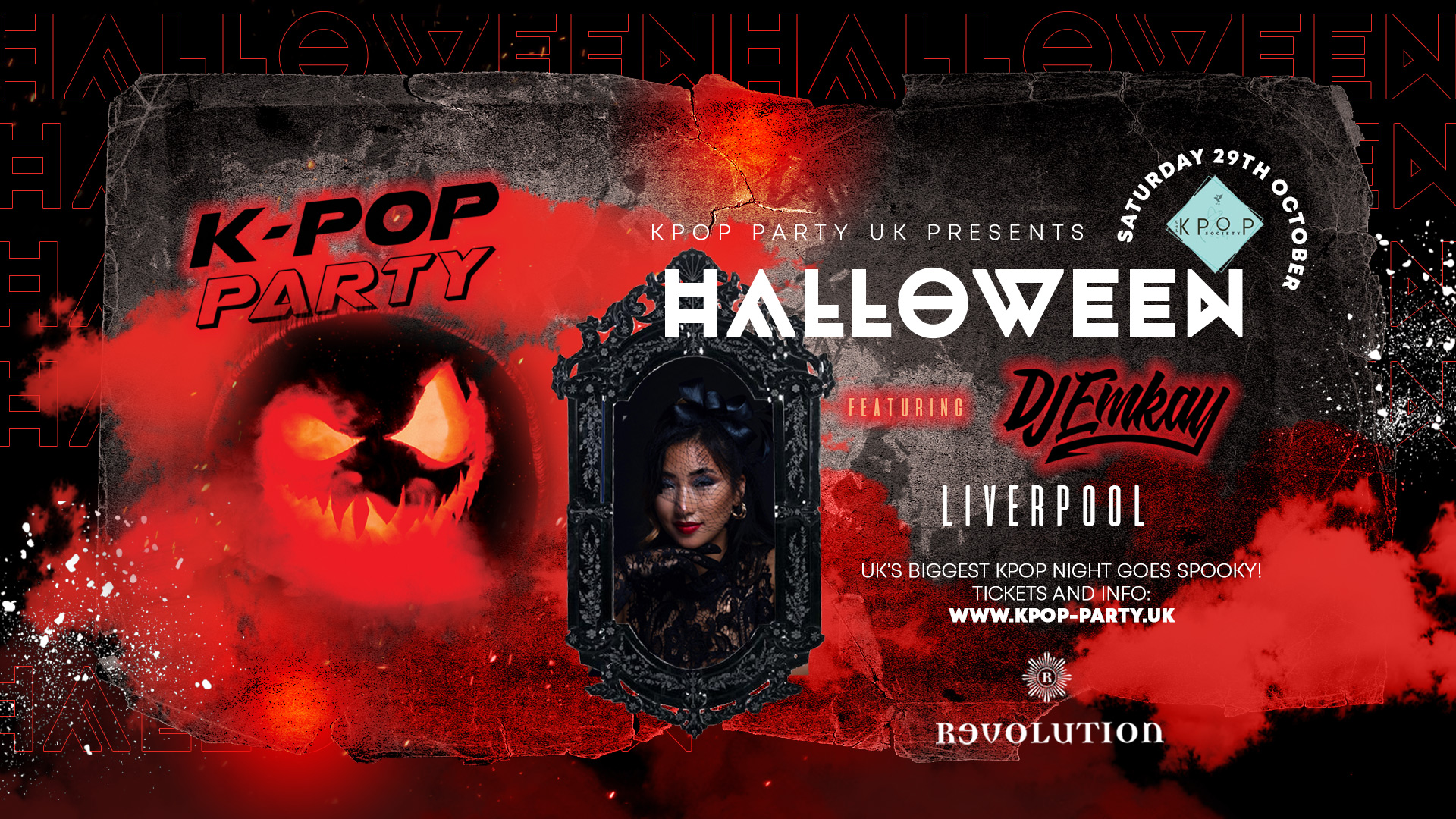 K-Pop Party Liverpool – HALLOWEEN with DJ EMKAY | Saturday 29th October