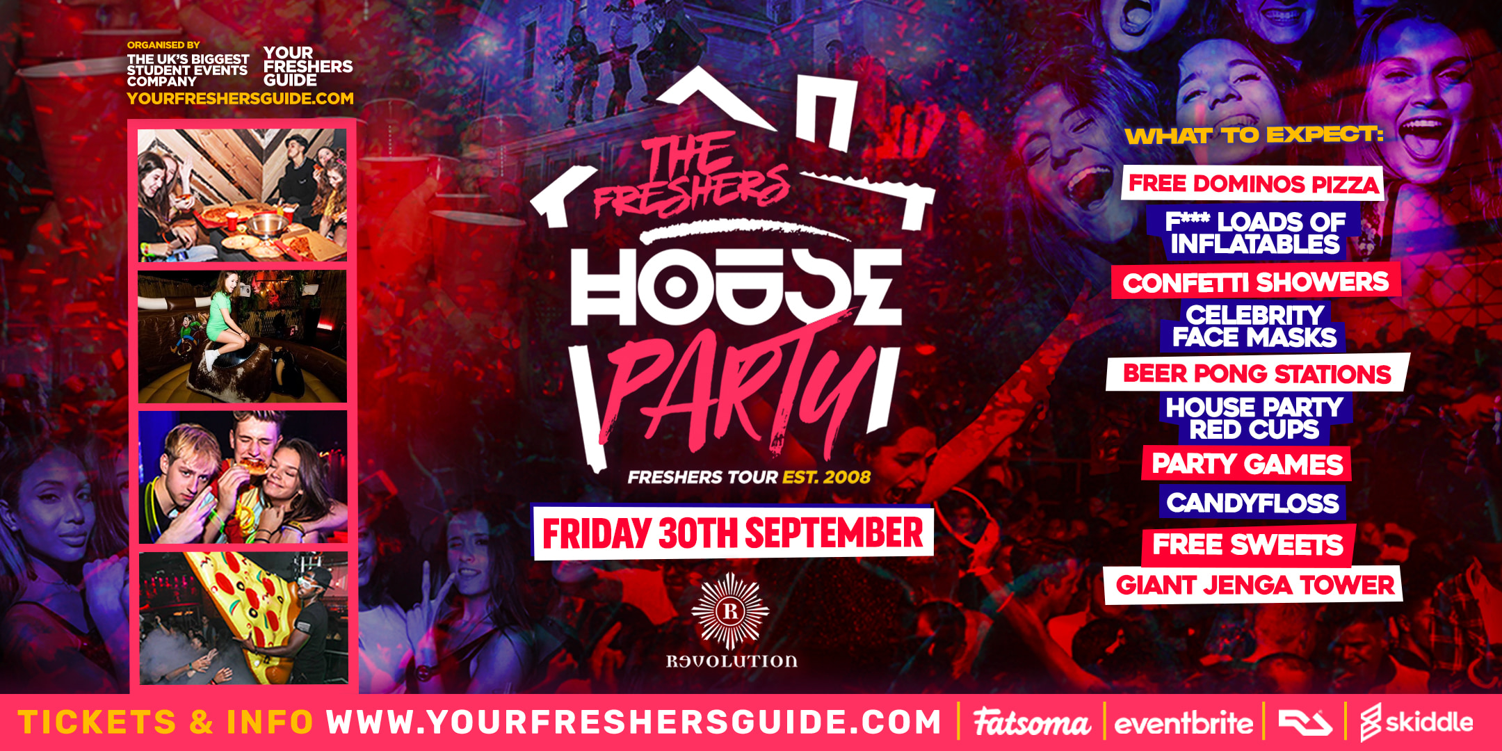 ⚠️TONIGHT!⚠️- The Freshers House Party / York Freshers 2022