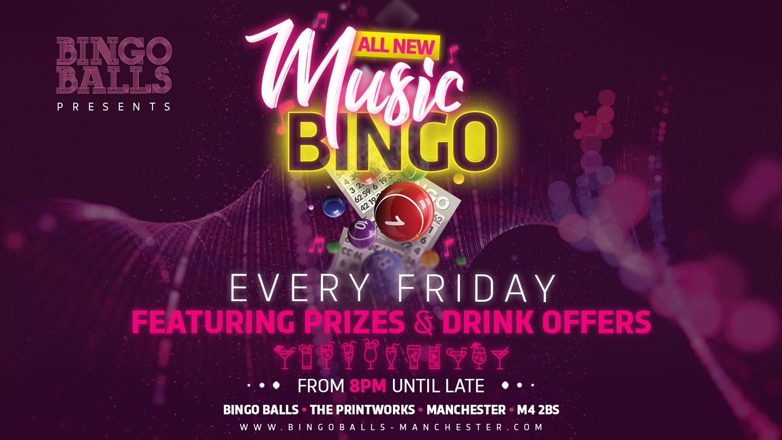 Bingo Balls - All New Music Bingo Friday at Bingo Balls, Manchester on