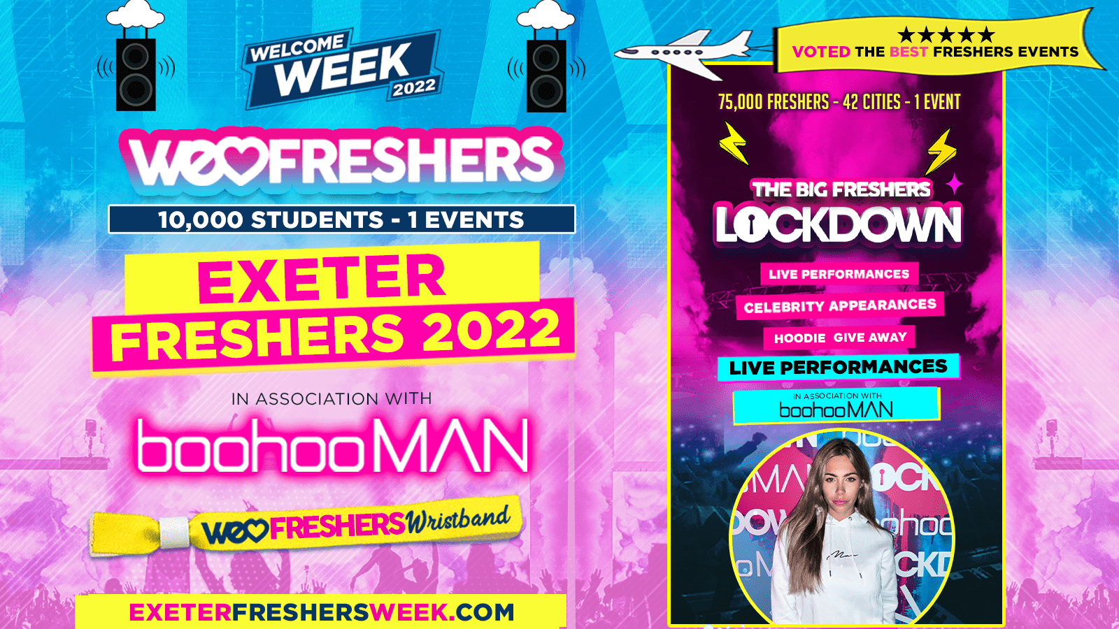 WE LOVE EXETER FRESHERS ULTIMATE WRISTBAND! In Association with