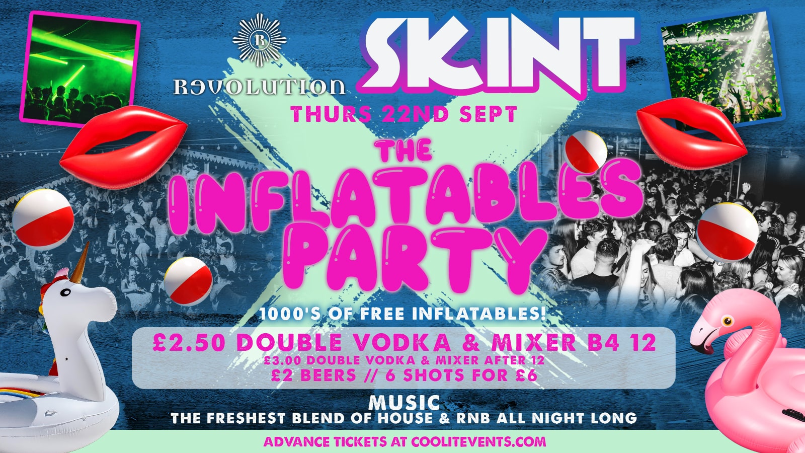 SKINT Preston : Inflatables Party