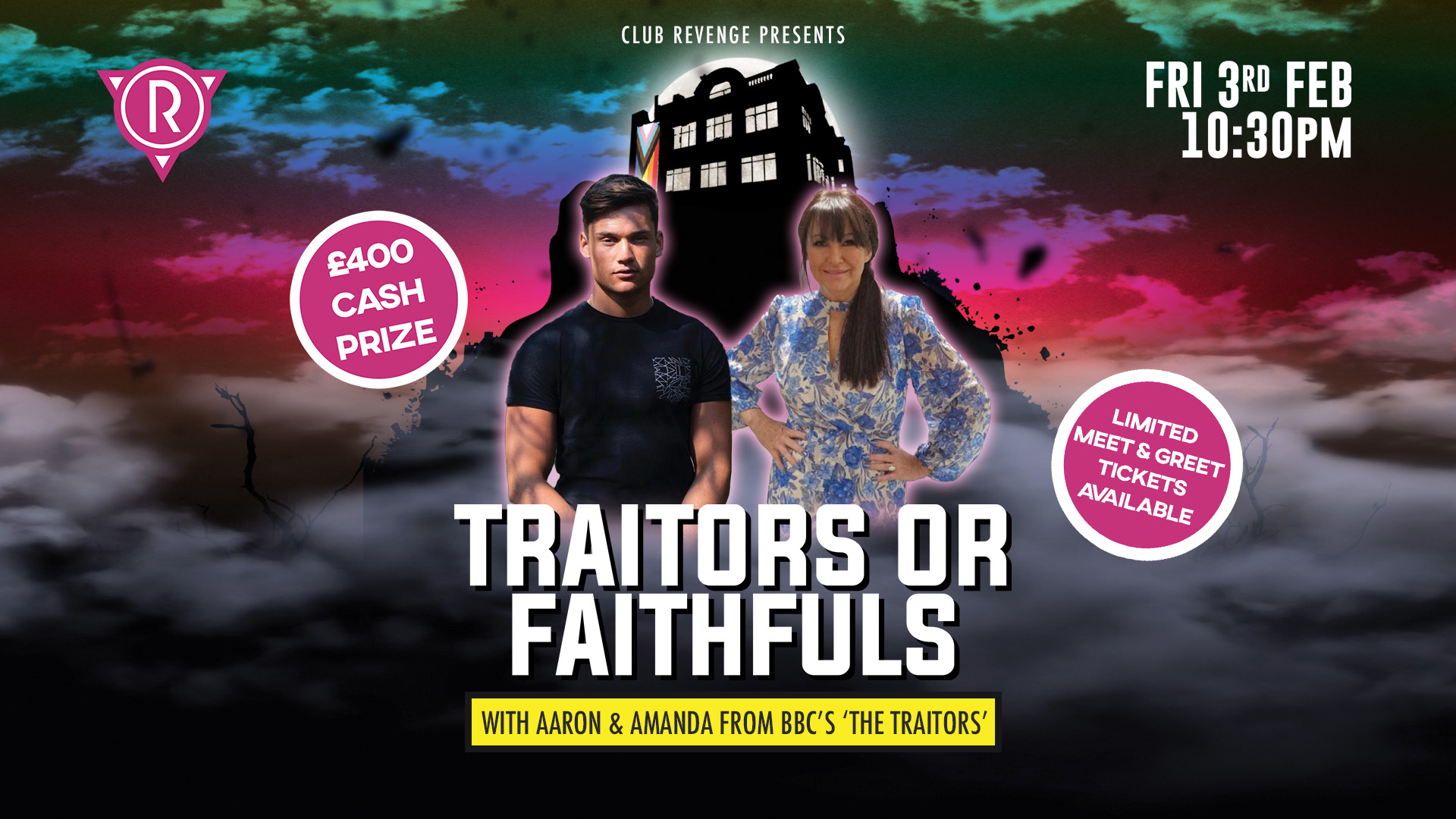 ‘Traitors & Faithfuls’ with Aaron & Amanda from BBC’s ‘The Traitors’