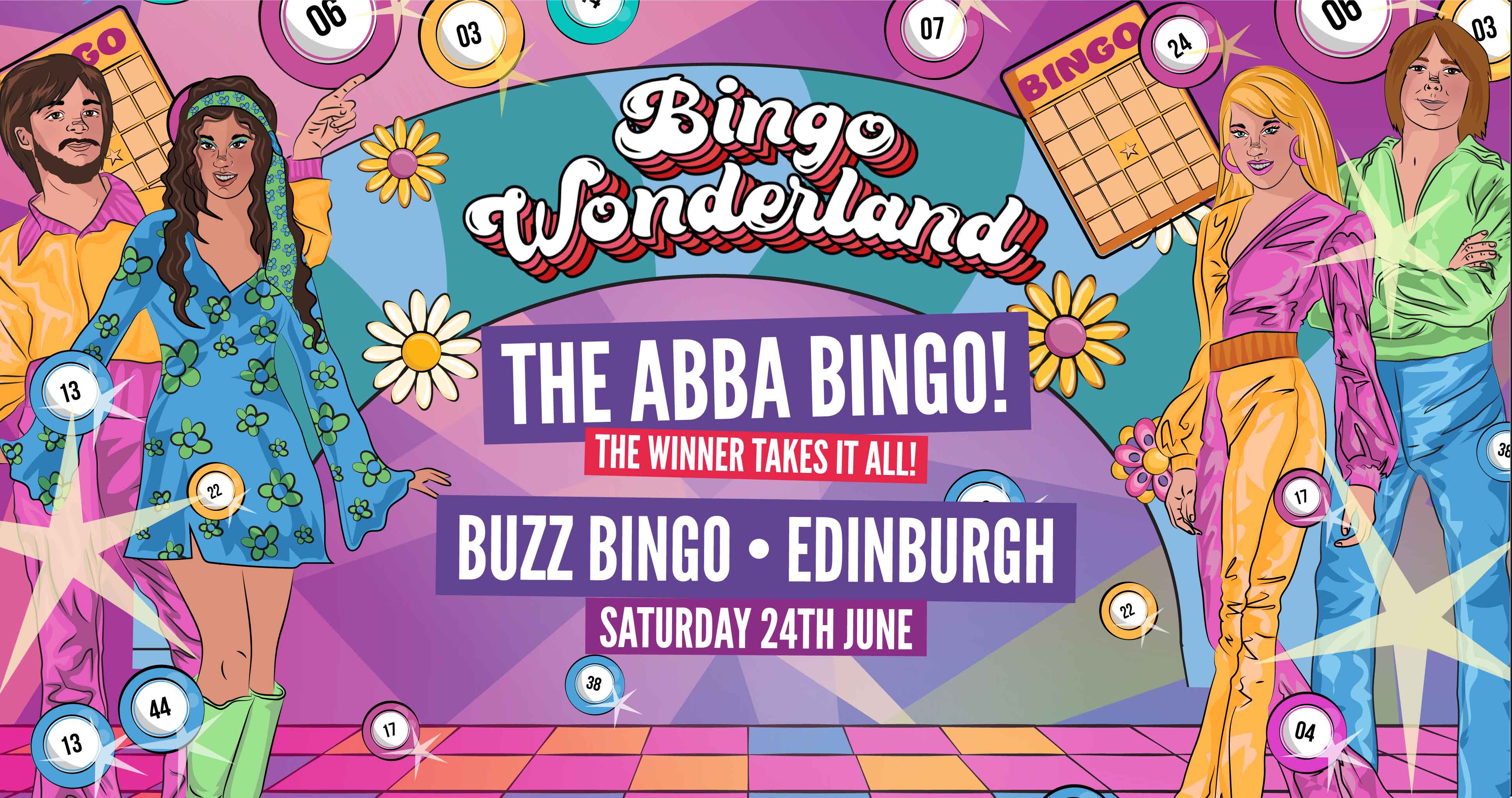 Abba Bingo Wonderland Edinburgh At Buzz Bingo Meadowbank Edinburgh On