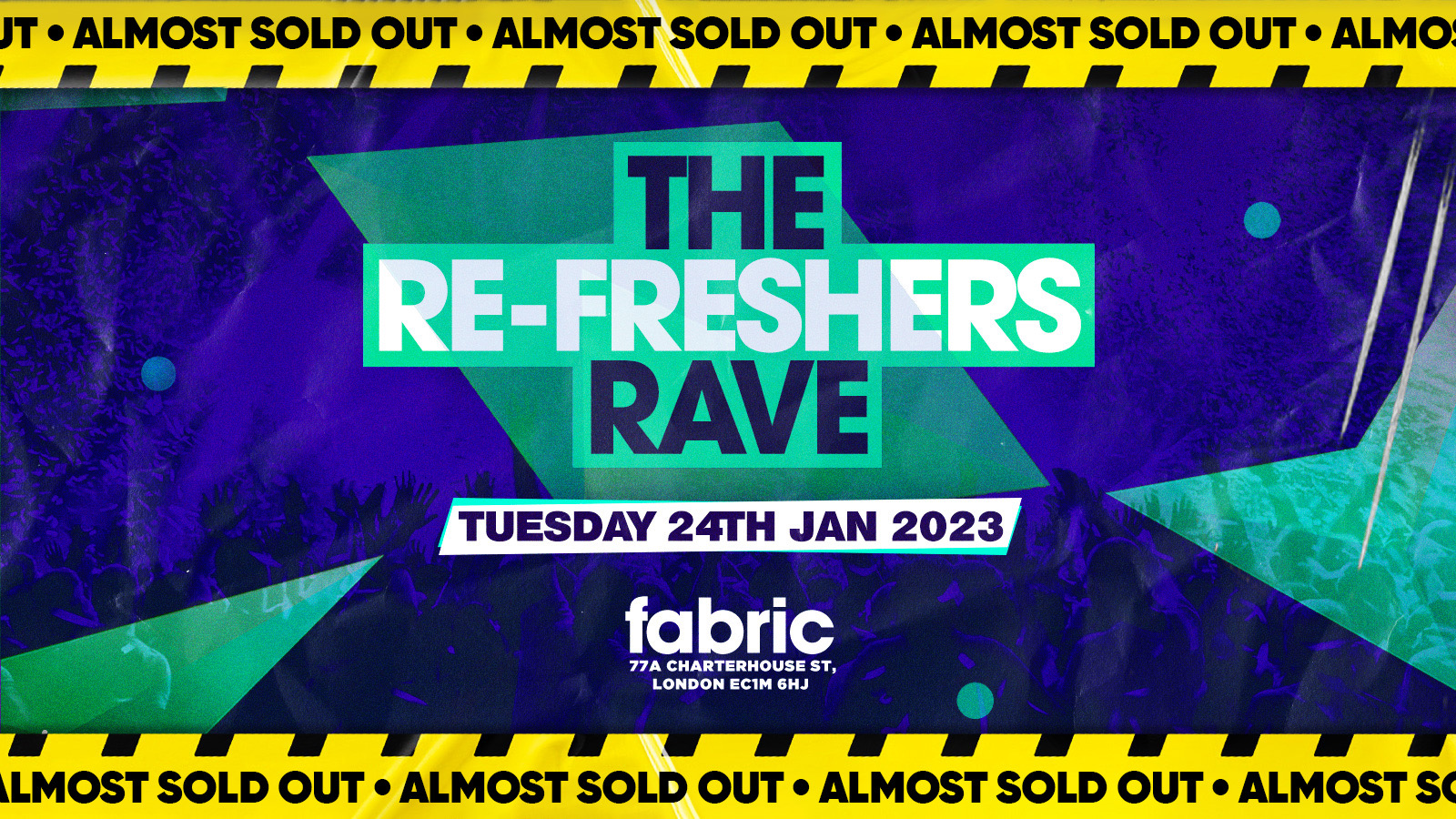 The 2023 Refreshers Rave at FABRIC! OVER 1500 TICKETS SOLD ALREADY 🔥