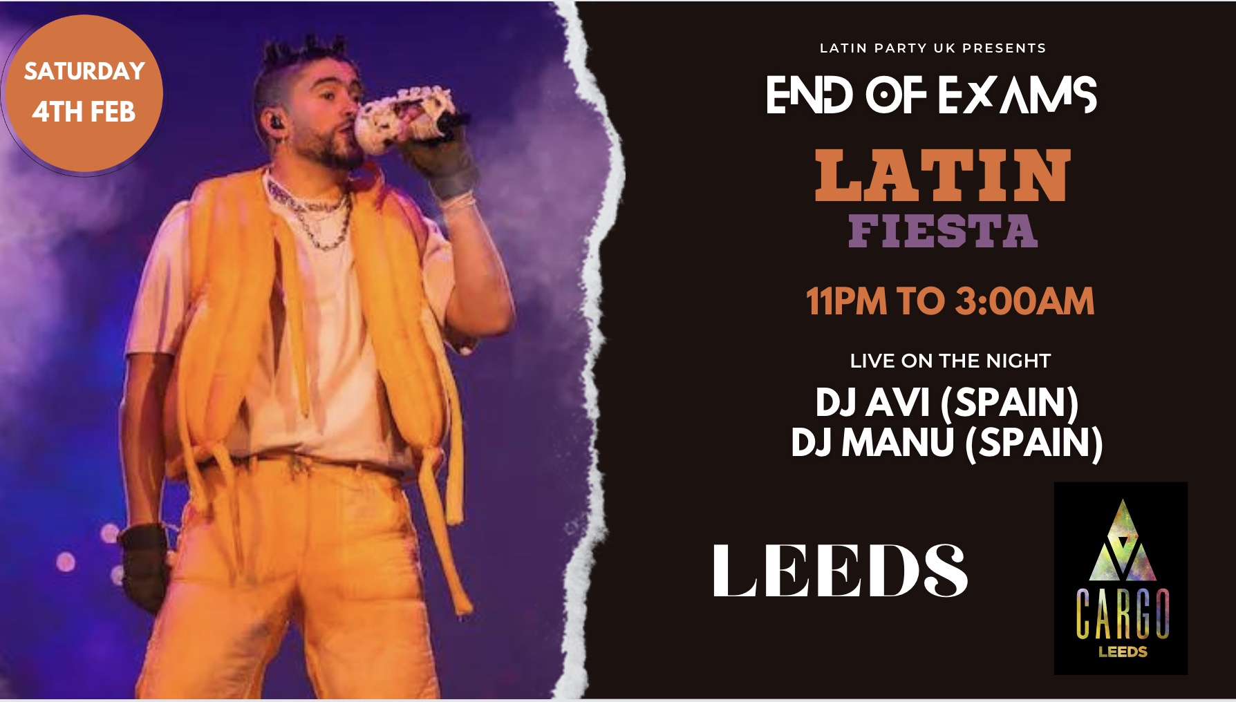 LATIN PARTY UK – LEEDS END OF EXAMS EVENT !!