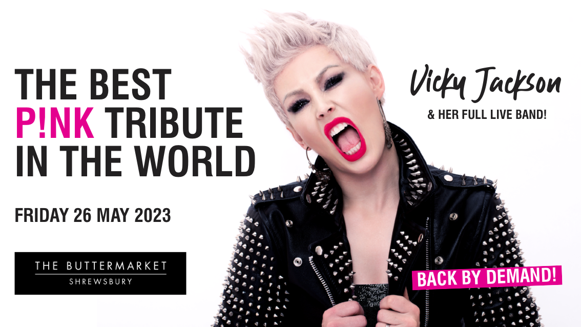 P!NK LIVE – starring VICKY JACKSON and her full live band – BACK BY DEMAND!