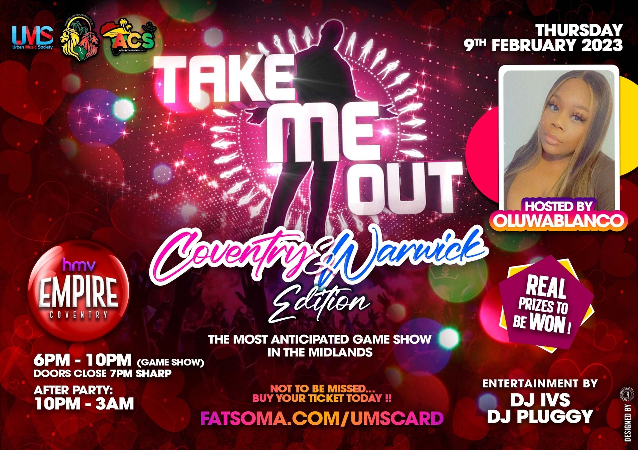 TAKE ME OUT (COVENTRY & WARWICK) - Game Show and After Party - Door ...
