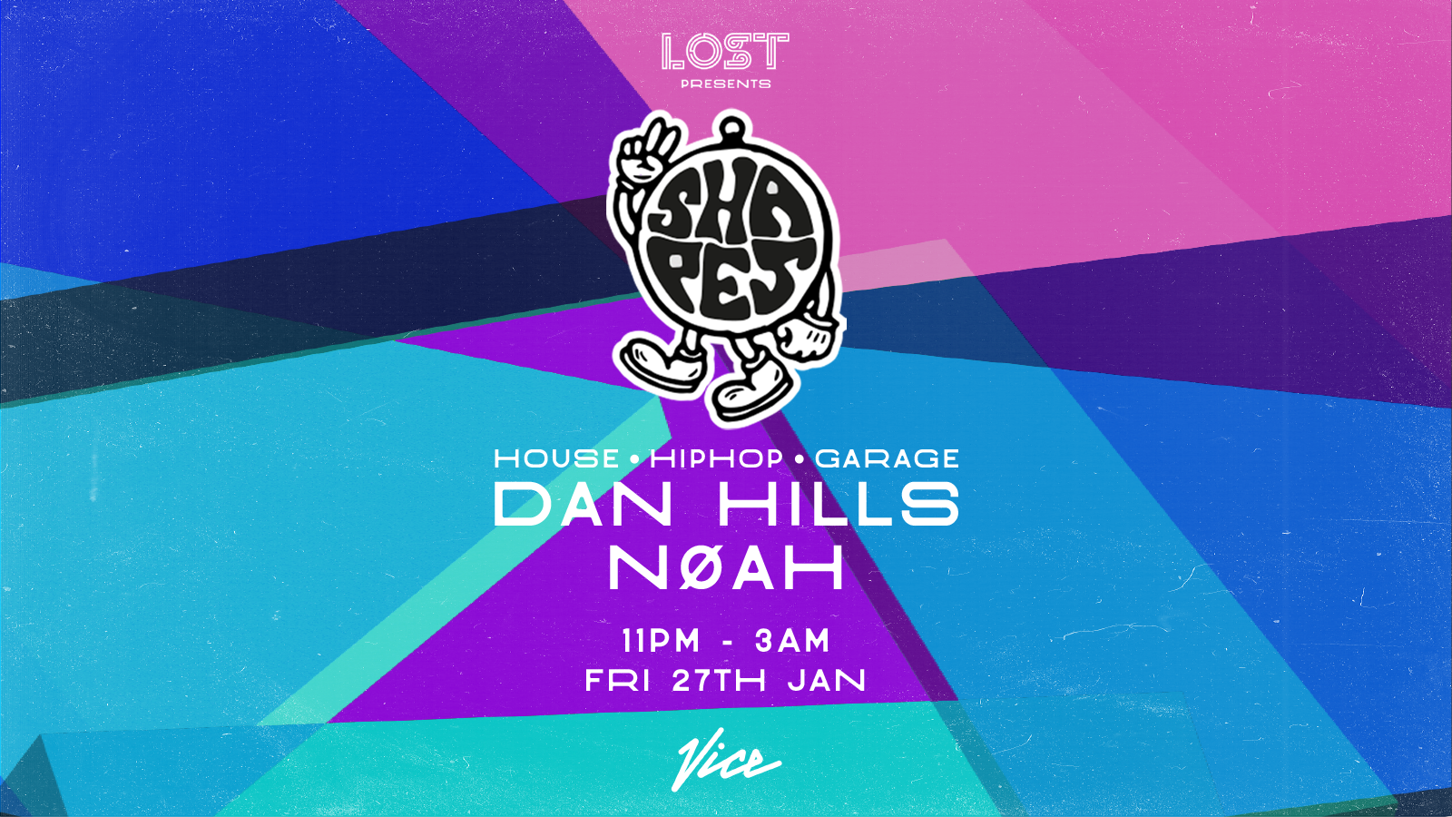 SHAPES Launch Party : Fri 27th Jan : Vice Liverpool
