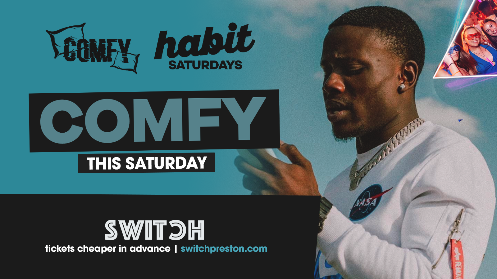 Switch Saturdays | Comfy Live on Stage