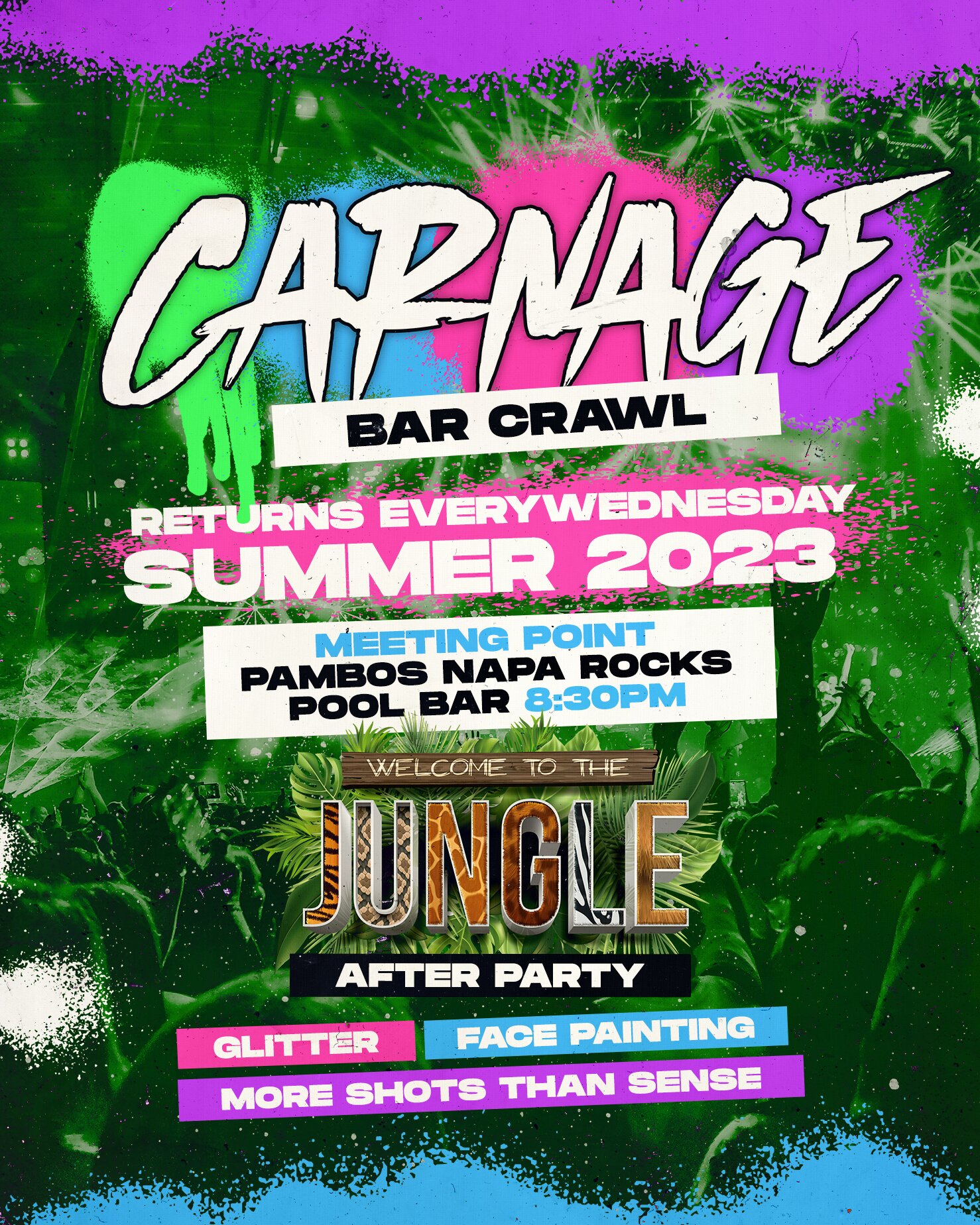 Carnage Bar Crawl 26/07/23