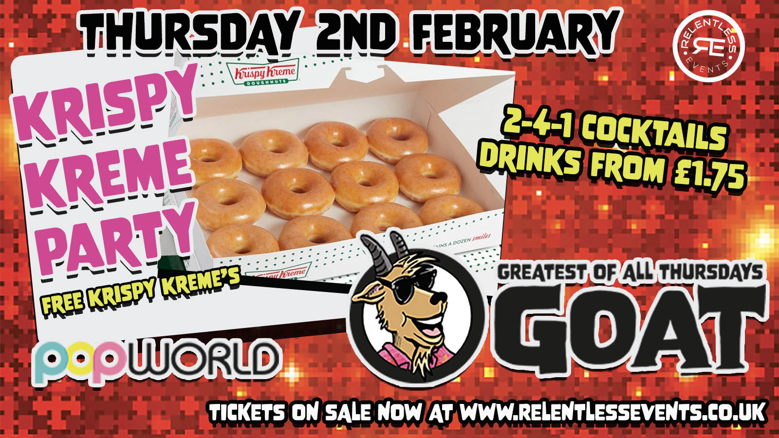 GOAT ‘KRISPY KREME PARTY’ at Popworld Birmingham