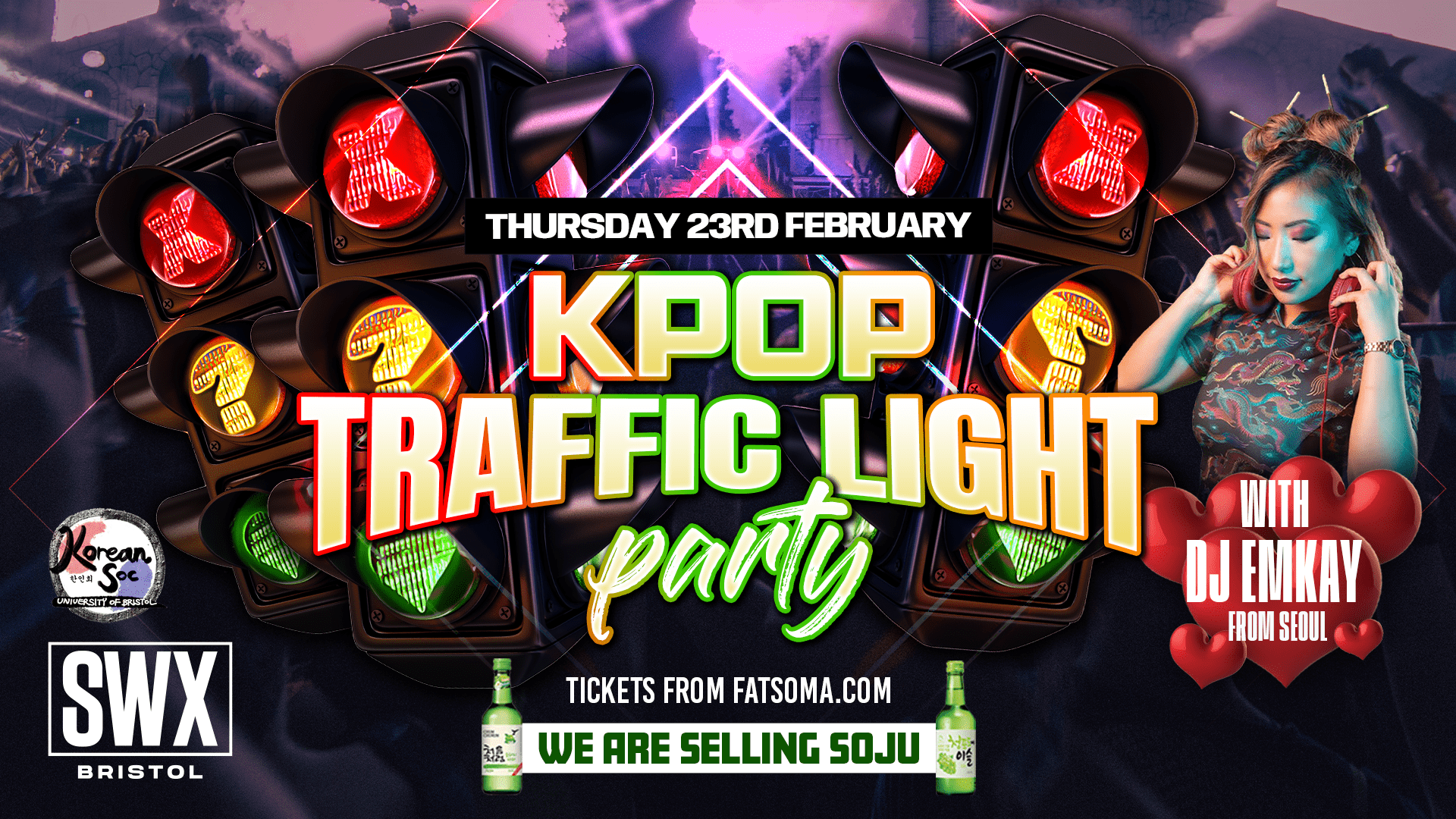 Bristol KPOP TRAFFIC LIGHT PARTY Ft DJ Emkay