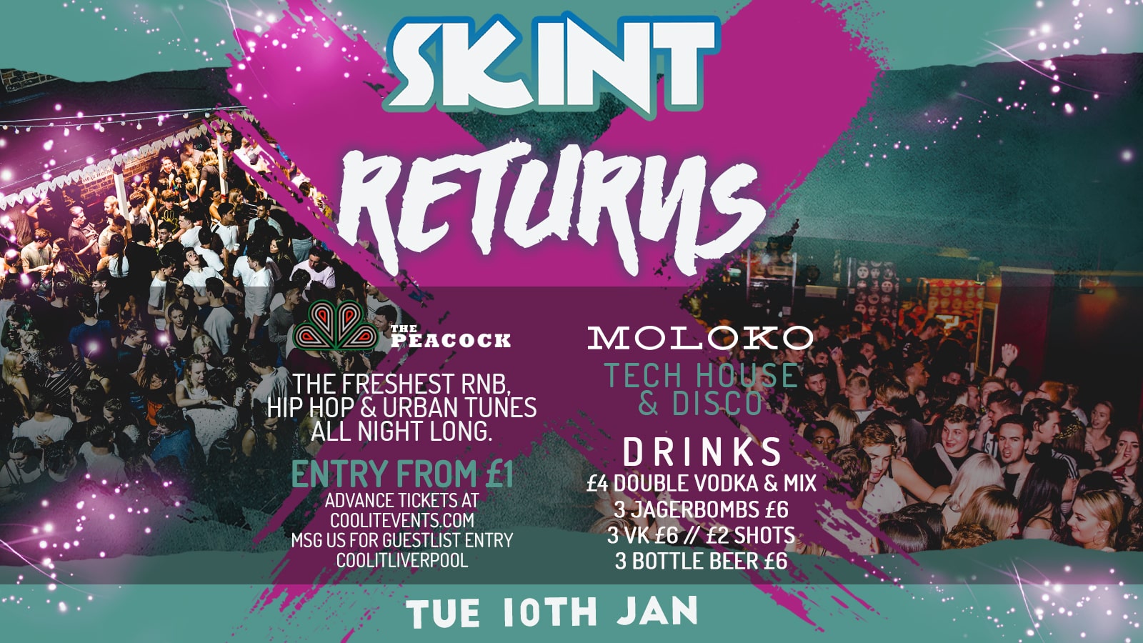 SKINT Tuesdays – Reopening Party