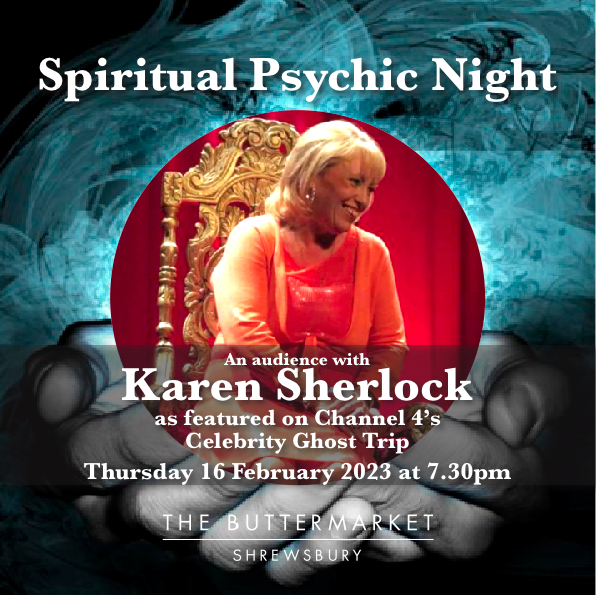 SPIRITUAL PSYCHIC NIGHT with medium Karen Sherlock (as seen on TV Channel 4)
