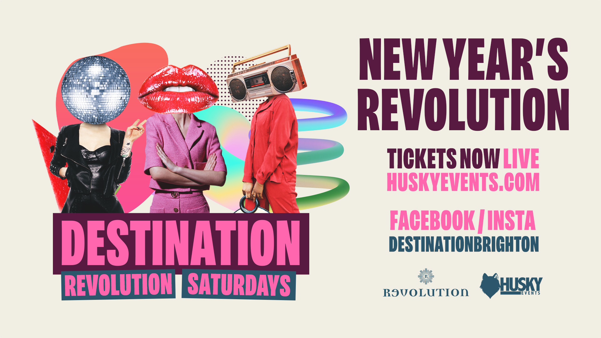 Destination Saturdays x Revolution Brighton ➤ New Year’s Revolution ➤ 14.01.23