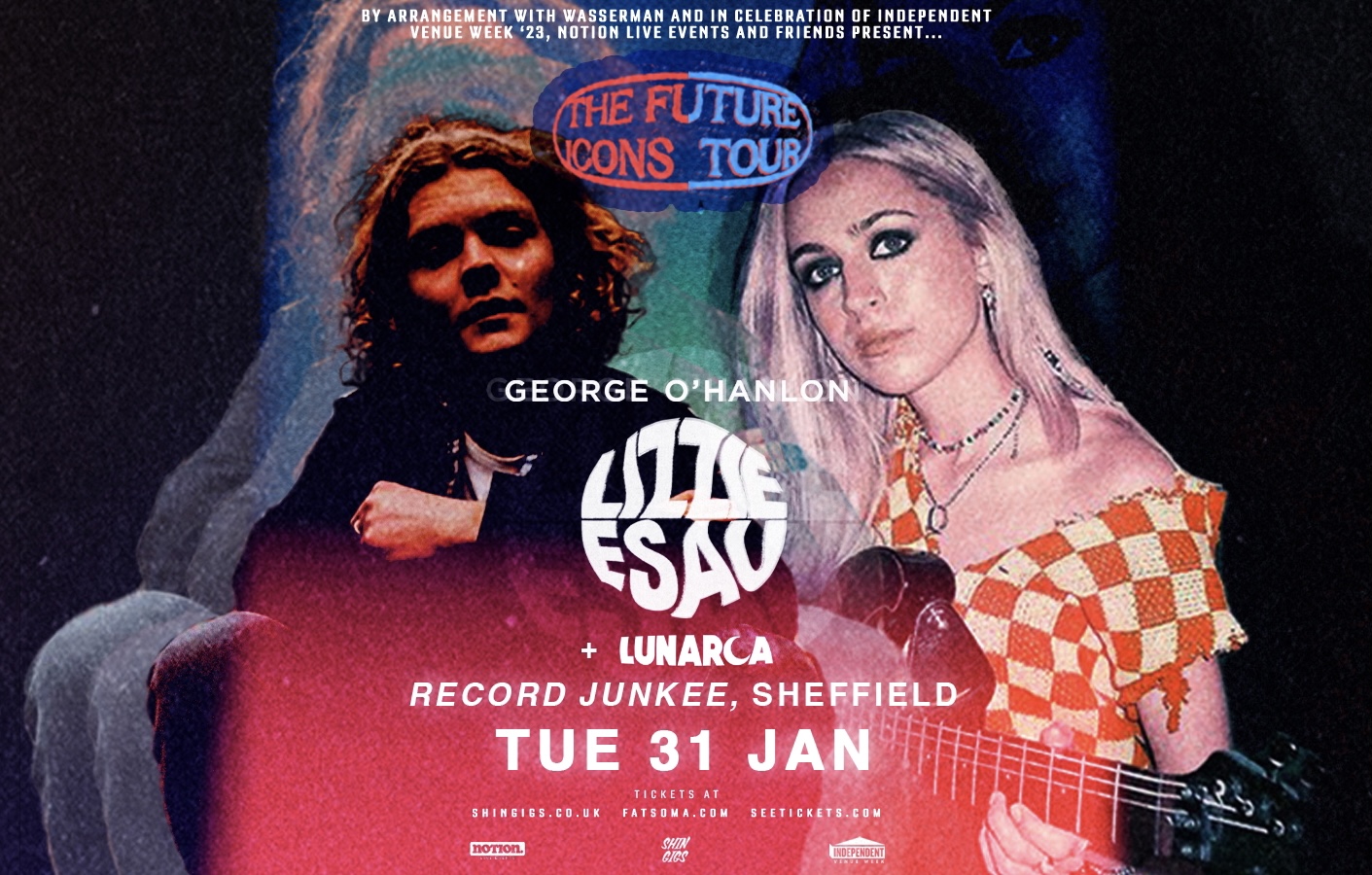 The Future Icons Tour feat Lizzie Esau & George O’Hanlon + Lunarca