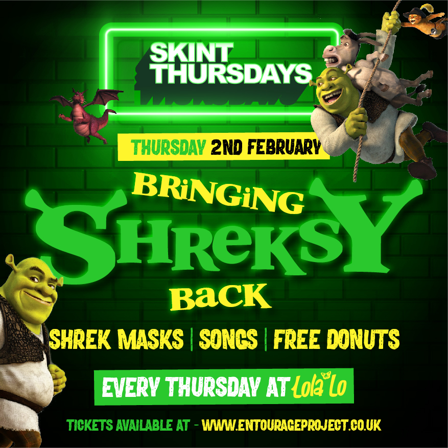 SKINT THURSDAY – Bringing Shreksy Back 💚🐲