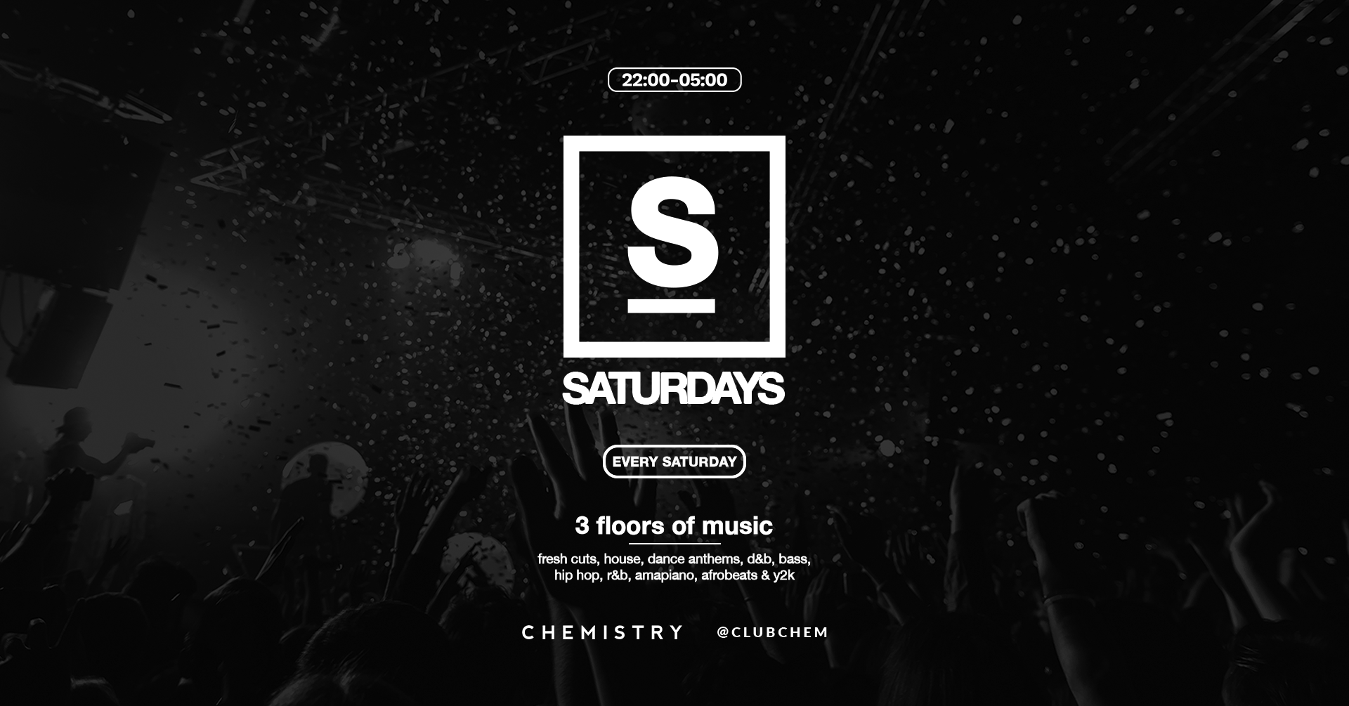 Saturdays ∙ DRAKE SPECIAL IN ROOM 2 ∙ 2 rooms of music & £2.70 drinks *Does not include entrance to Bou on top floor*