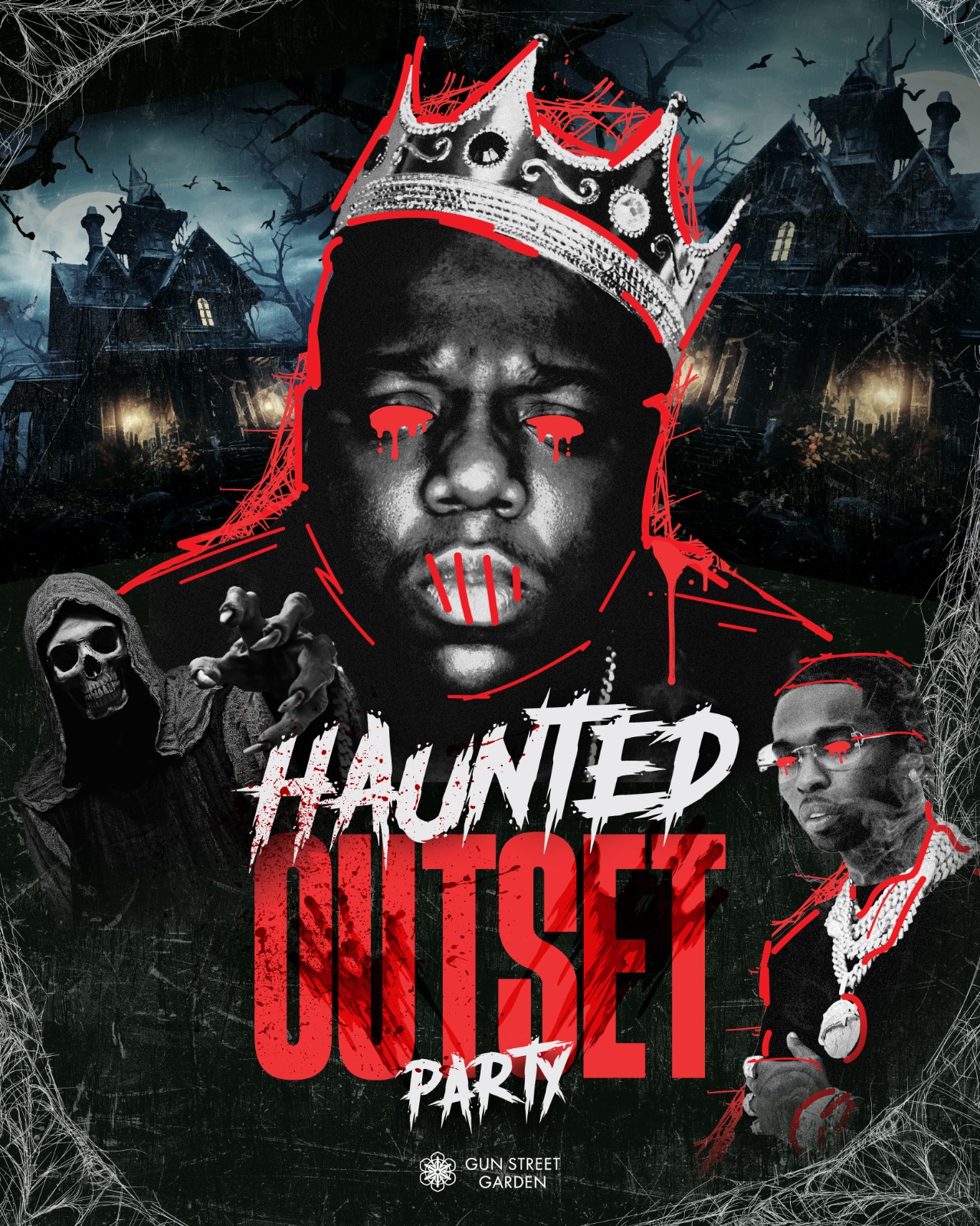 Haunted Outset Party Ft Dead Rappers @ GSG 🎃👻