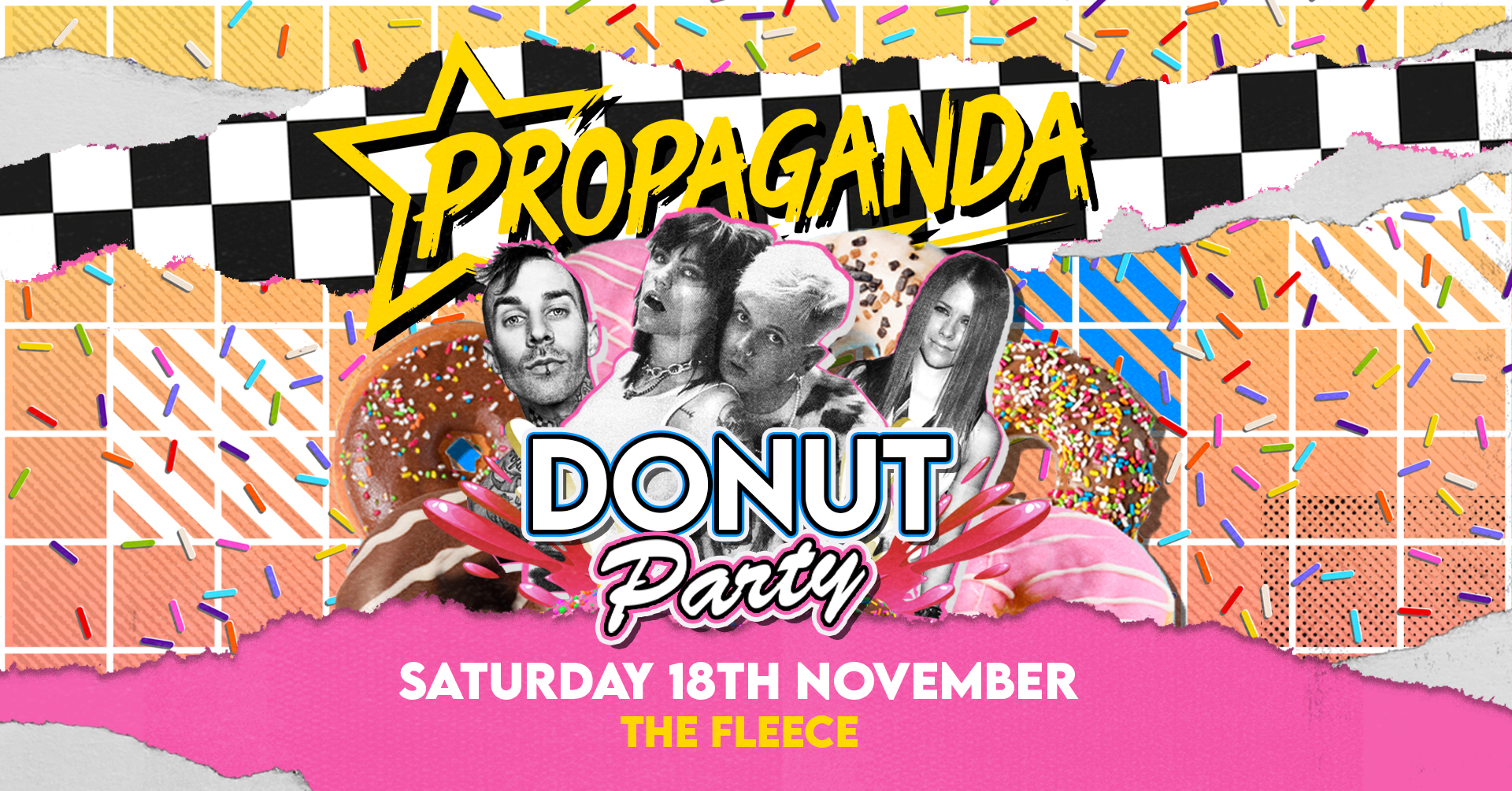 Donut Party! – Propaganda Bristol – Your indie & Alternative Party!
