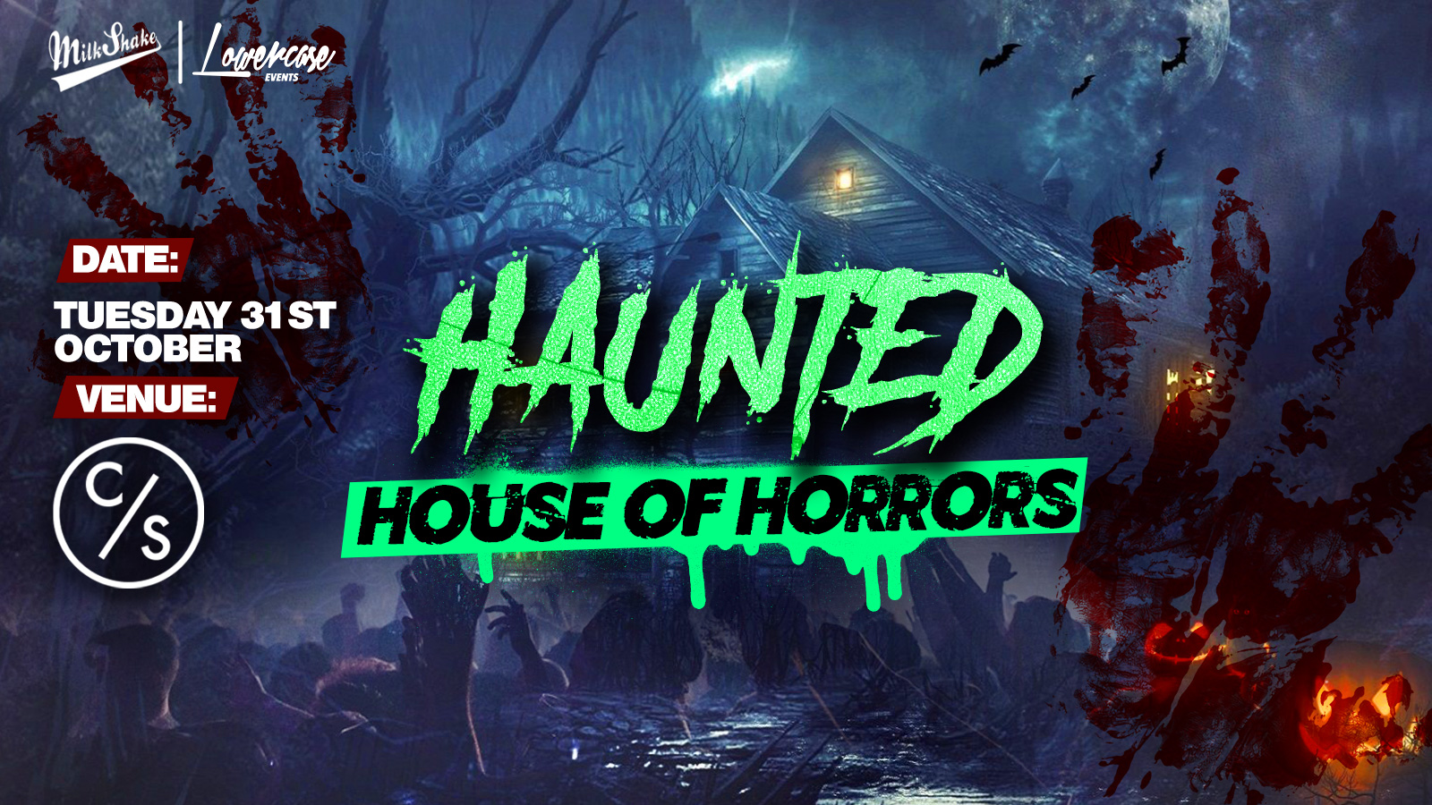 [SOLD OUT] THE HAUNTED HOUSE OF HORRORS @ CORSICA STUDIOS – LONDON HALLOWEEN 2023